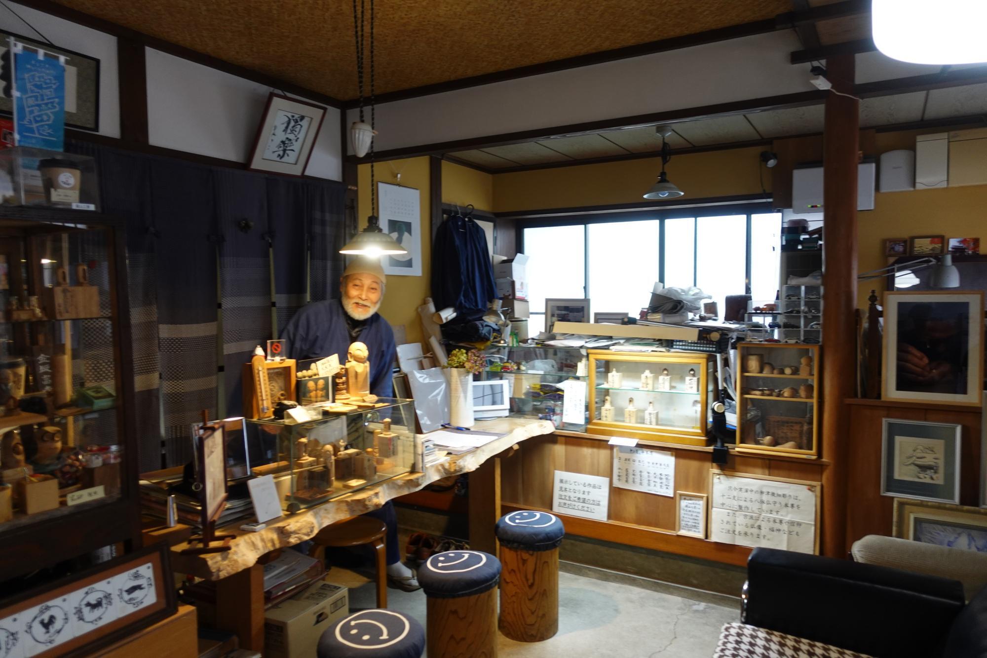 微細彫刻 富山工房 会津柳津