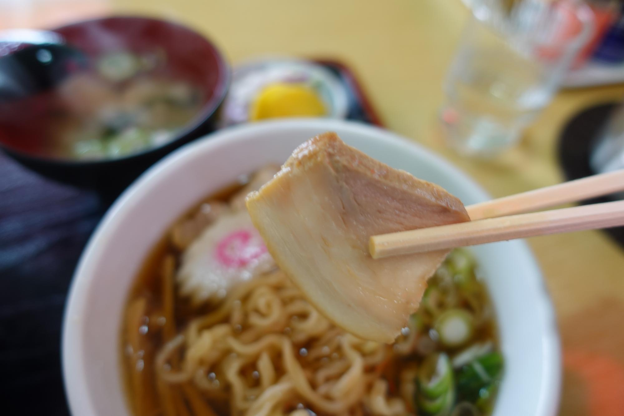 麺屋 さらしな チャーシュー