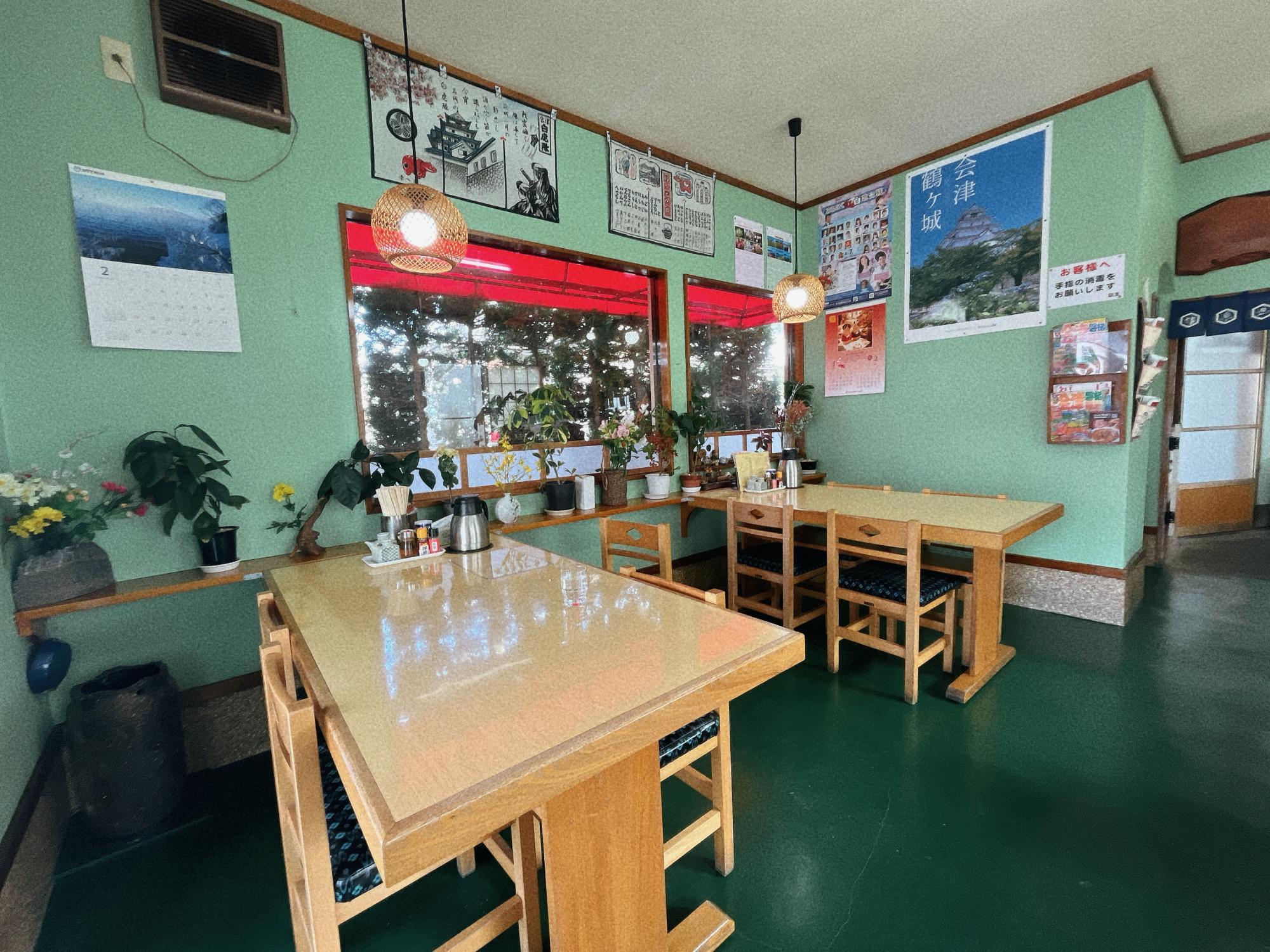 麺屋 さらしな 店内