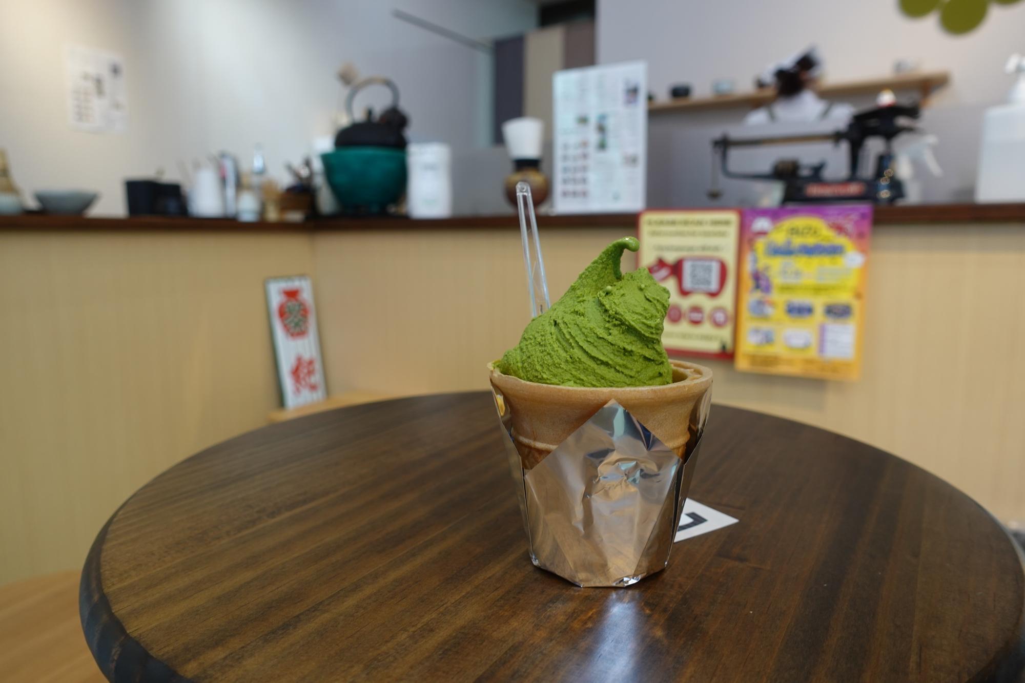 お茶&ジェラートSouemon 「濃い抹茶」