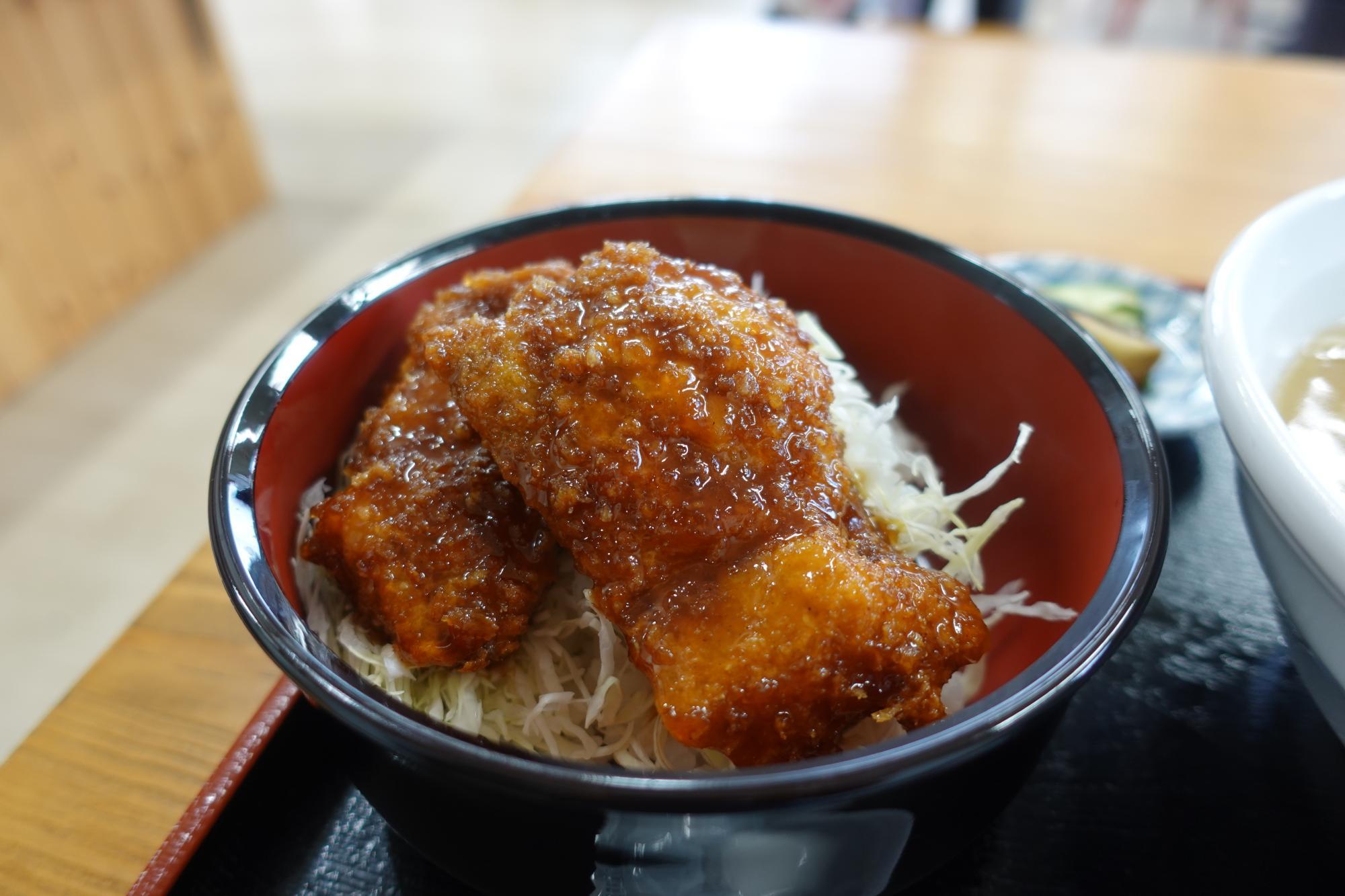 麺とお米の毘沙門天 半ソースカツ丼