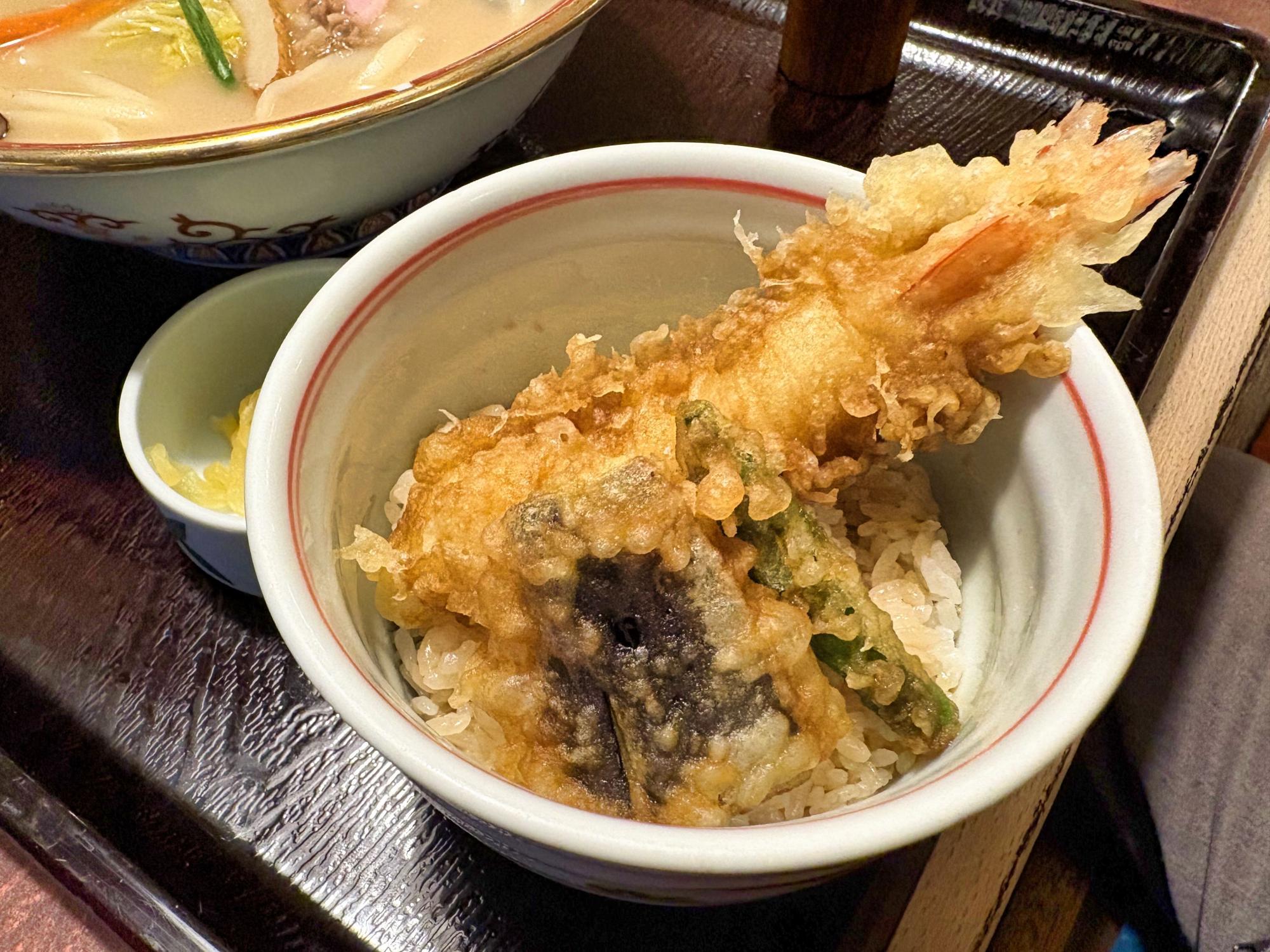 手延べうどん むぎの里 ミニ天丼