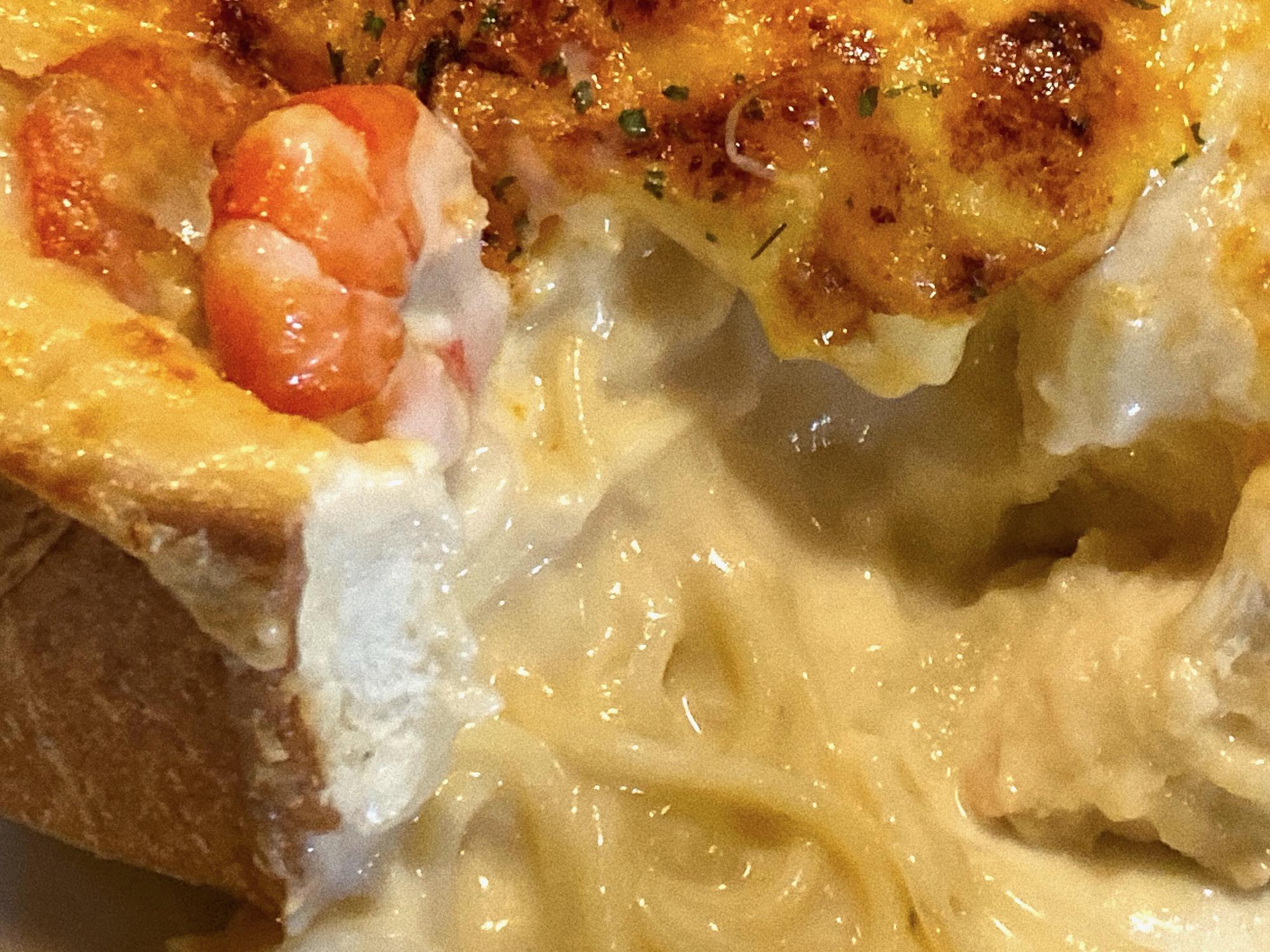 珈琲館 蔵 海老のパングラタン