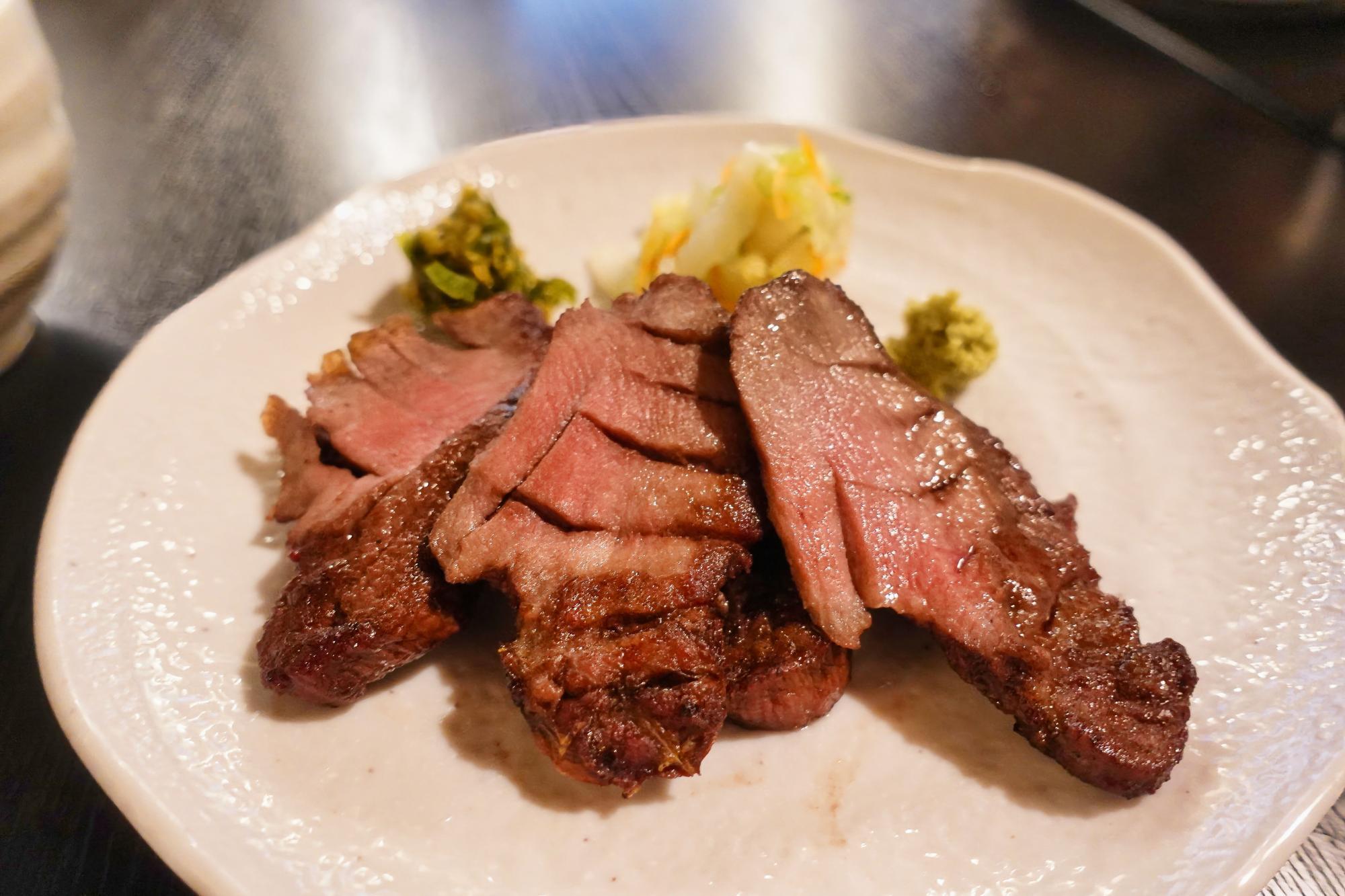 小松島 店長おまかせコース 厚切り牛タン