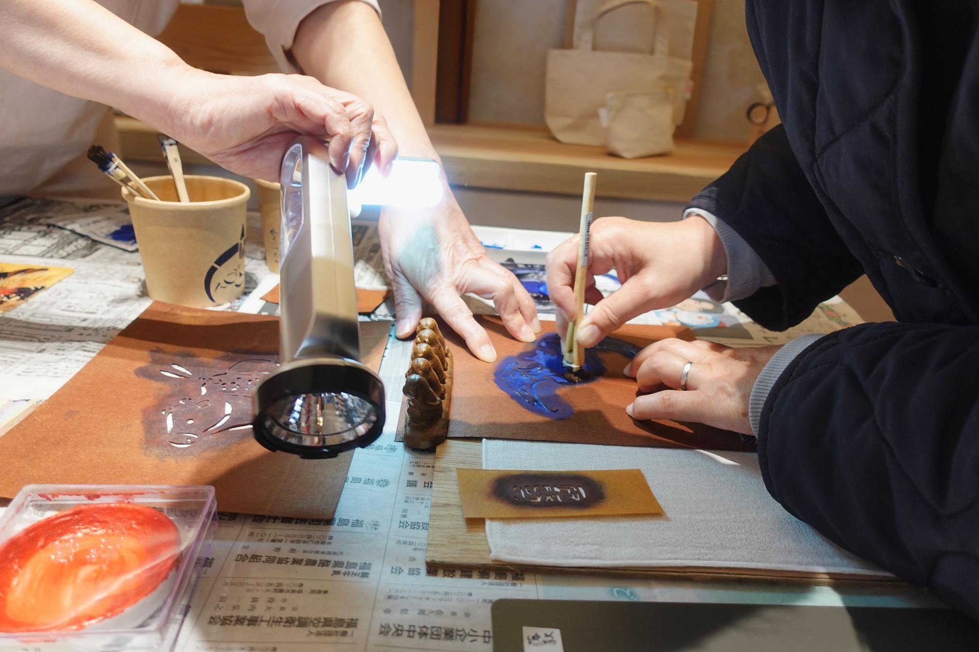 アップサイクル直営店 TUMUGI(つむぎ) 会津型染め体験