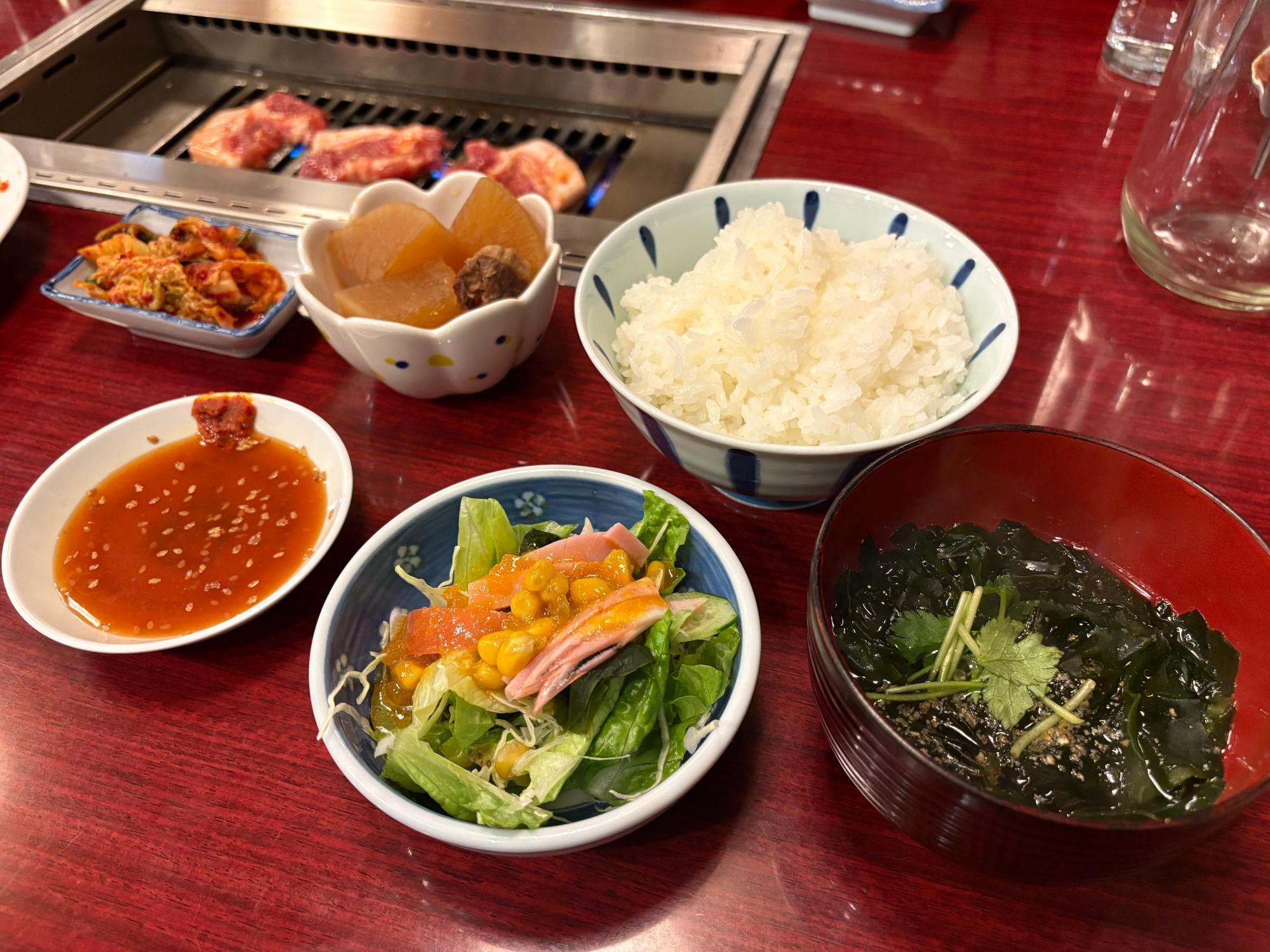 焼肉 丸忠 ライスセット