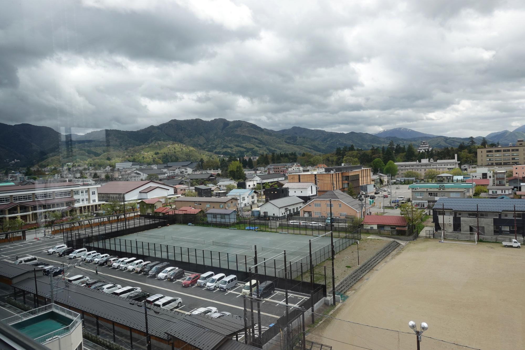 会津若松市役所 新庁舎 駐車場