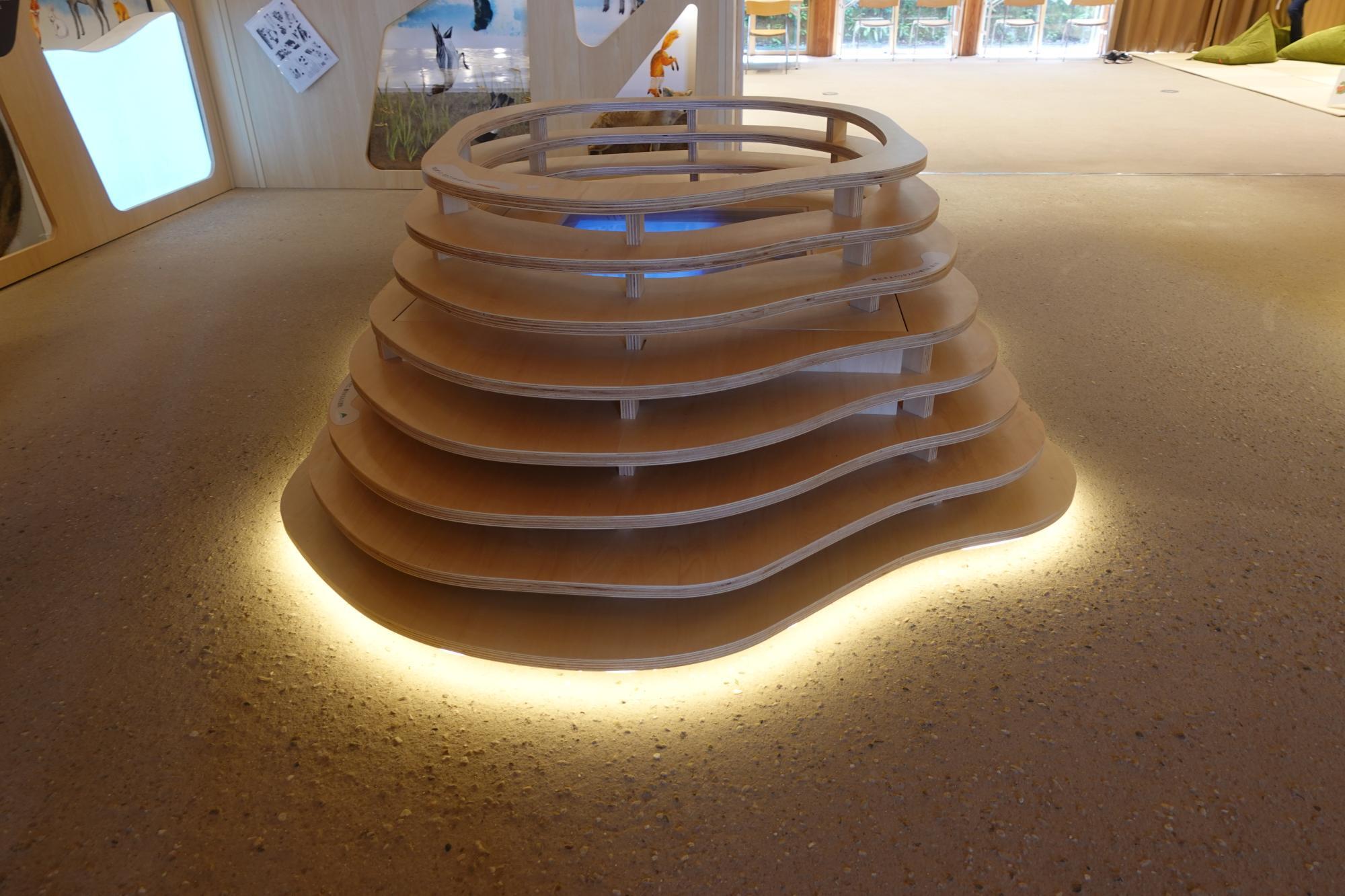 裏磐梯ビジターセンター 展示