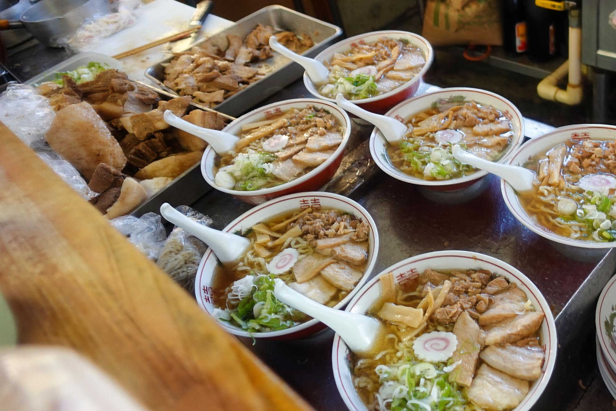 天高盛(てんこもり) ラーメン 喜多方ラーメン
