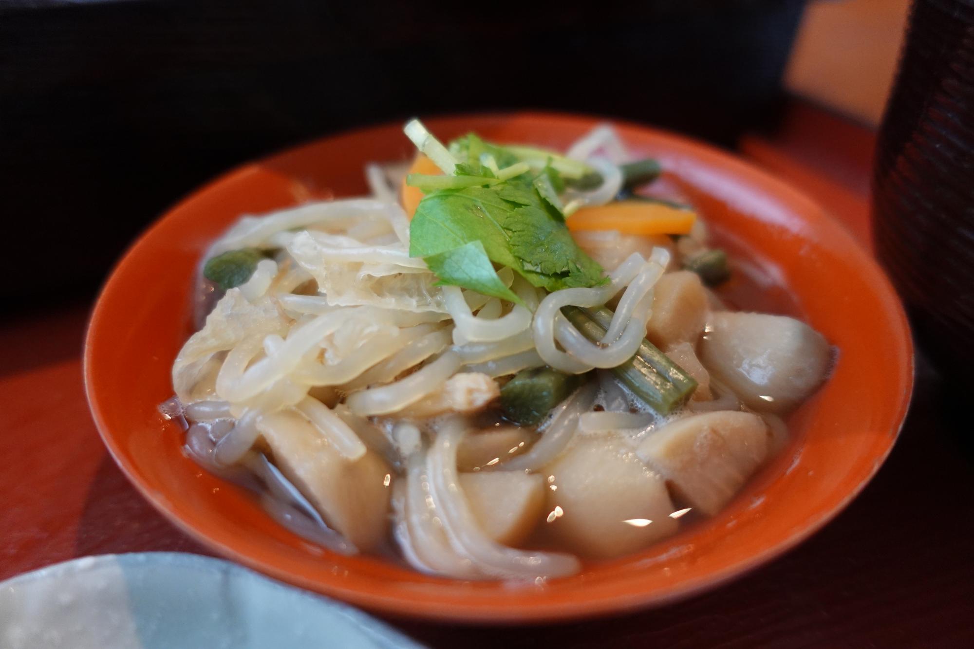 御食事処 九曜亭 (会津武家屋敷) 会津三昧膳 こづゆ