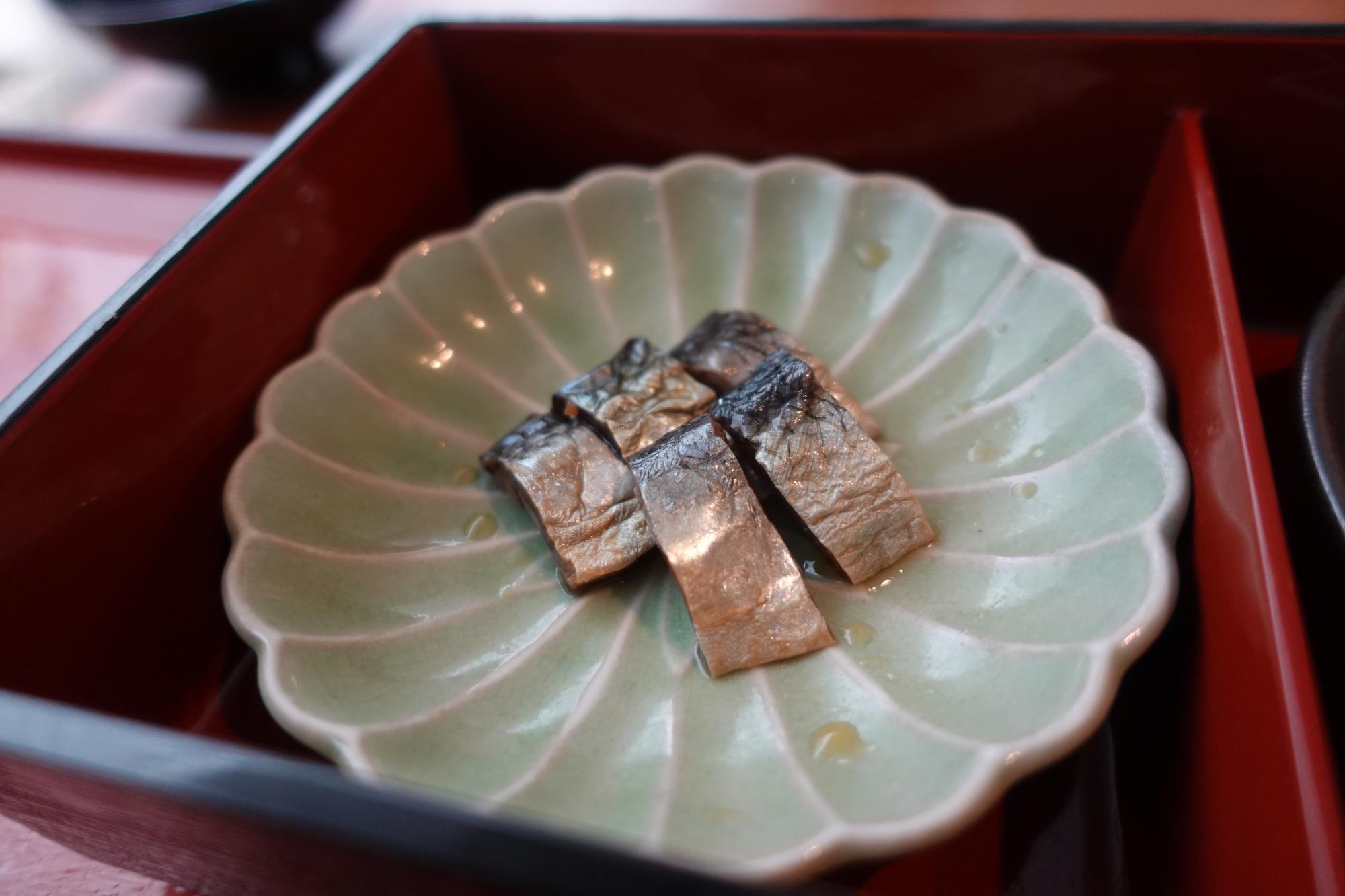 御食事処 九曜亭 (会津武家屋敷) 会津三昧膳 ニシンの山椒漬け