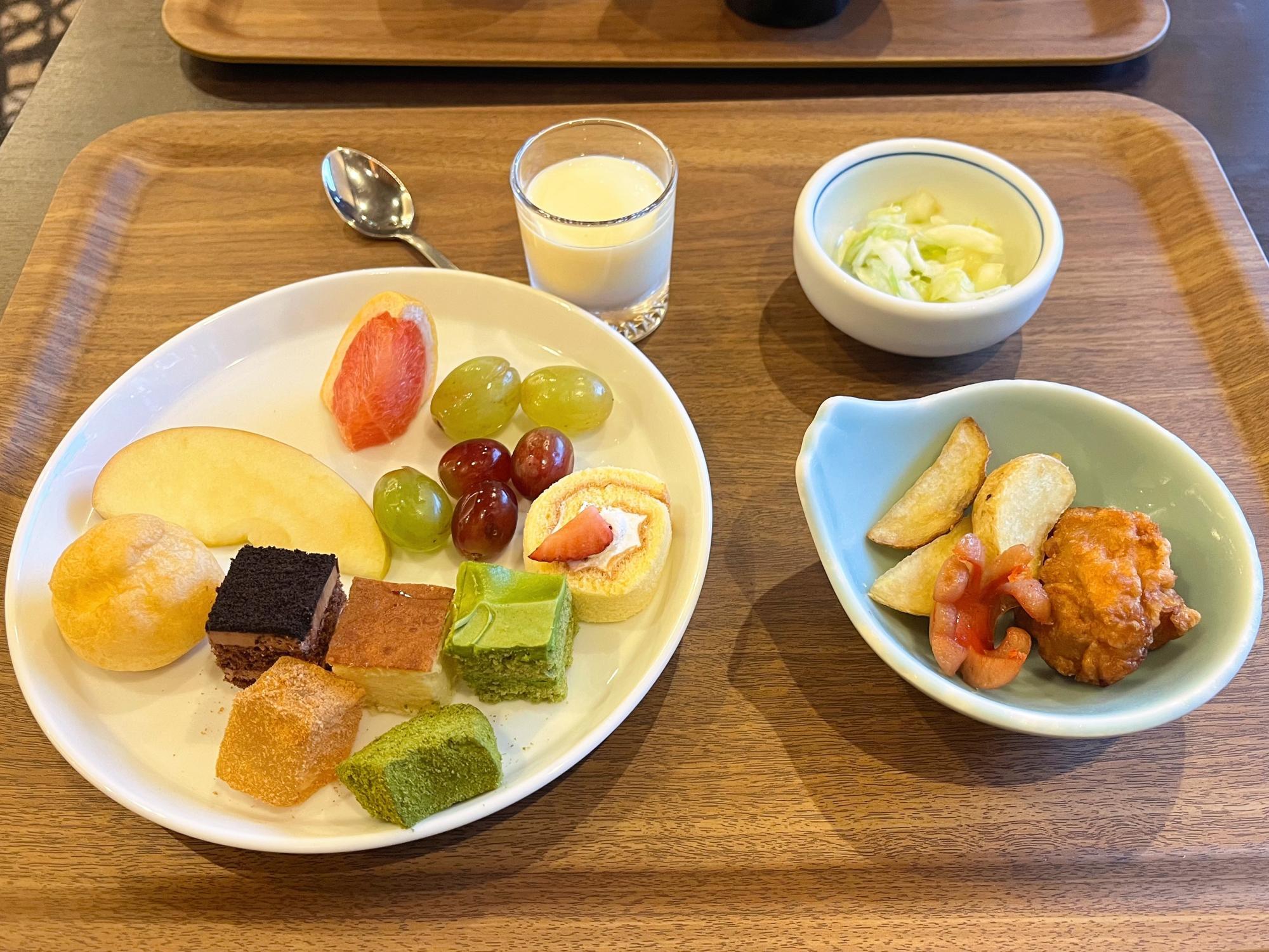 芦ノ牧温泉 丸峰観光ホテル ディナービュッフェ スイーツ フルーツ