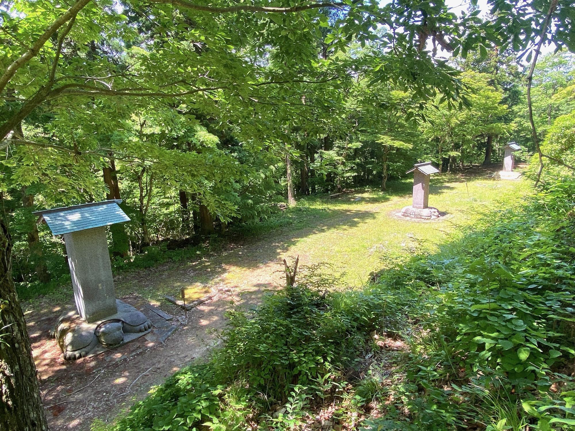 会津藩主松平家墓所 院内御廟 入之峰 碑石