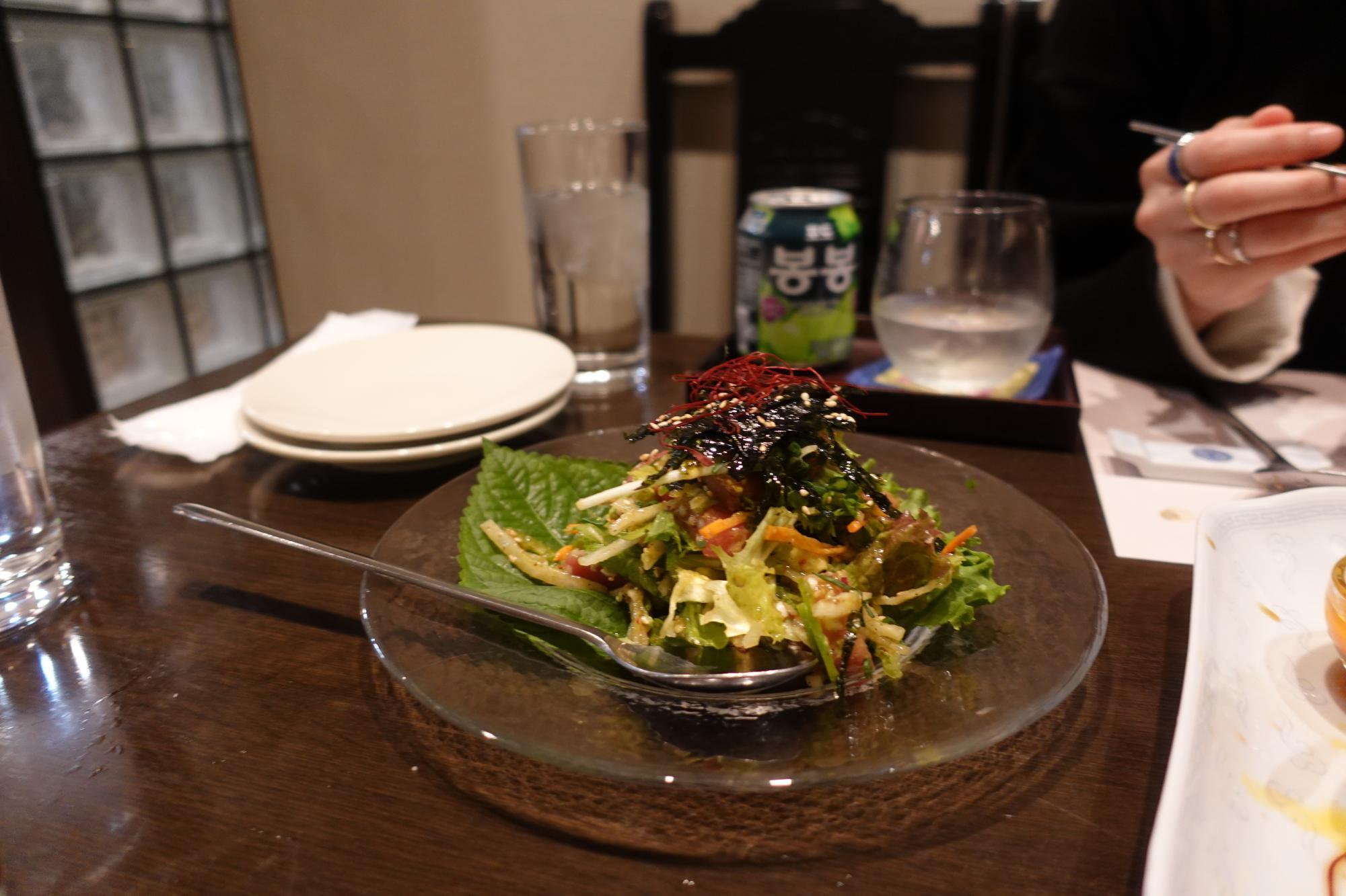 花郎亭 マグロとアボカドのフェ