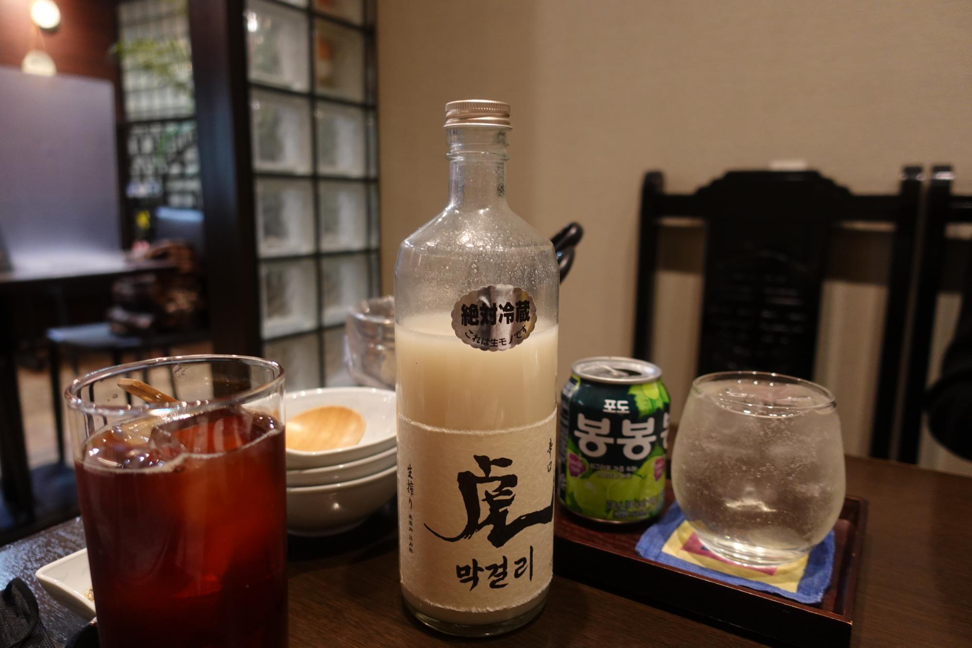 花郎亭 マッコリ 虎