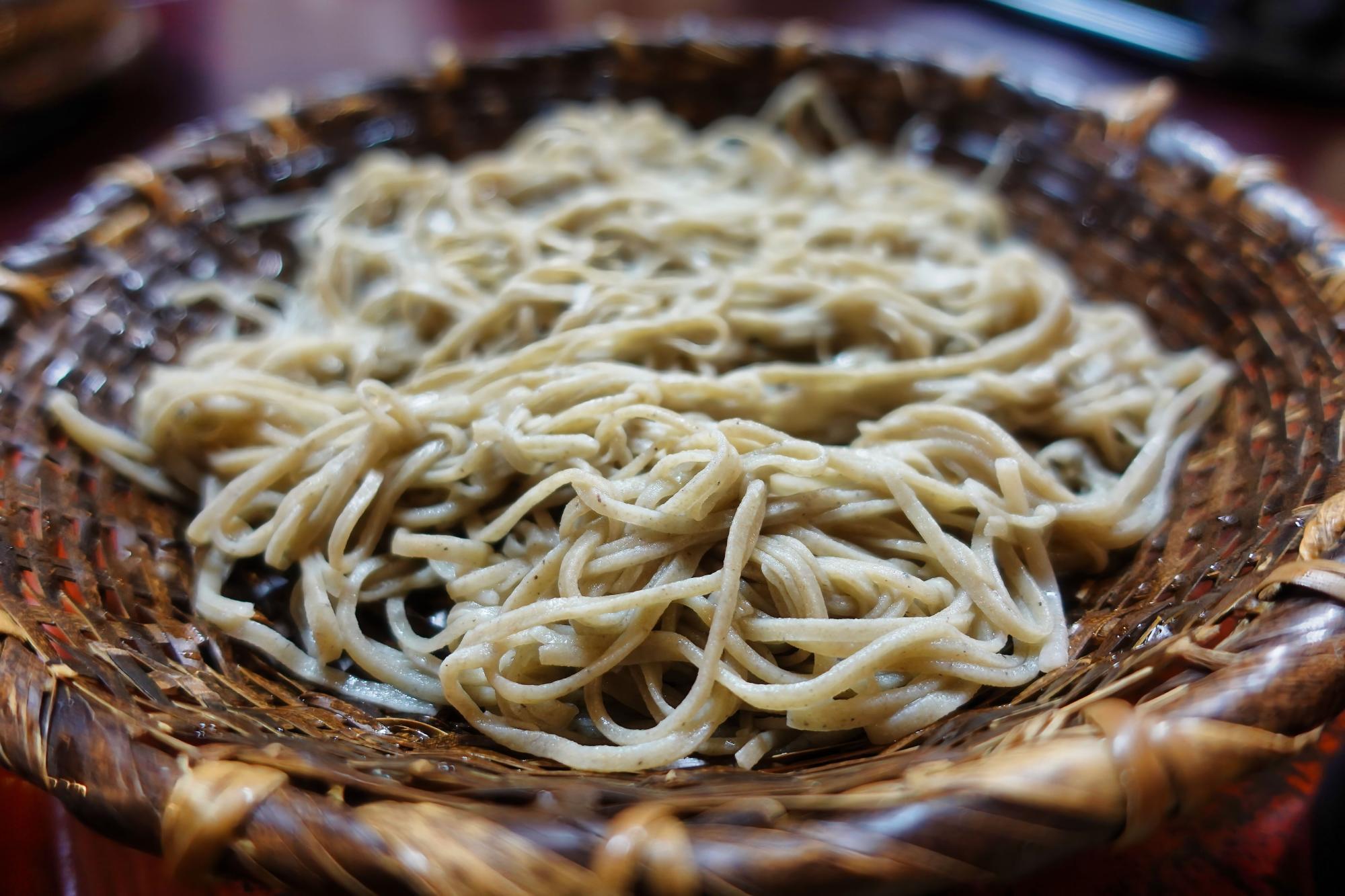 山都 そば処 萬長 (まんちょう) 寒晒しそば「田舎そば」