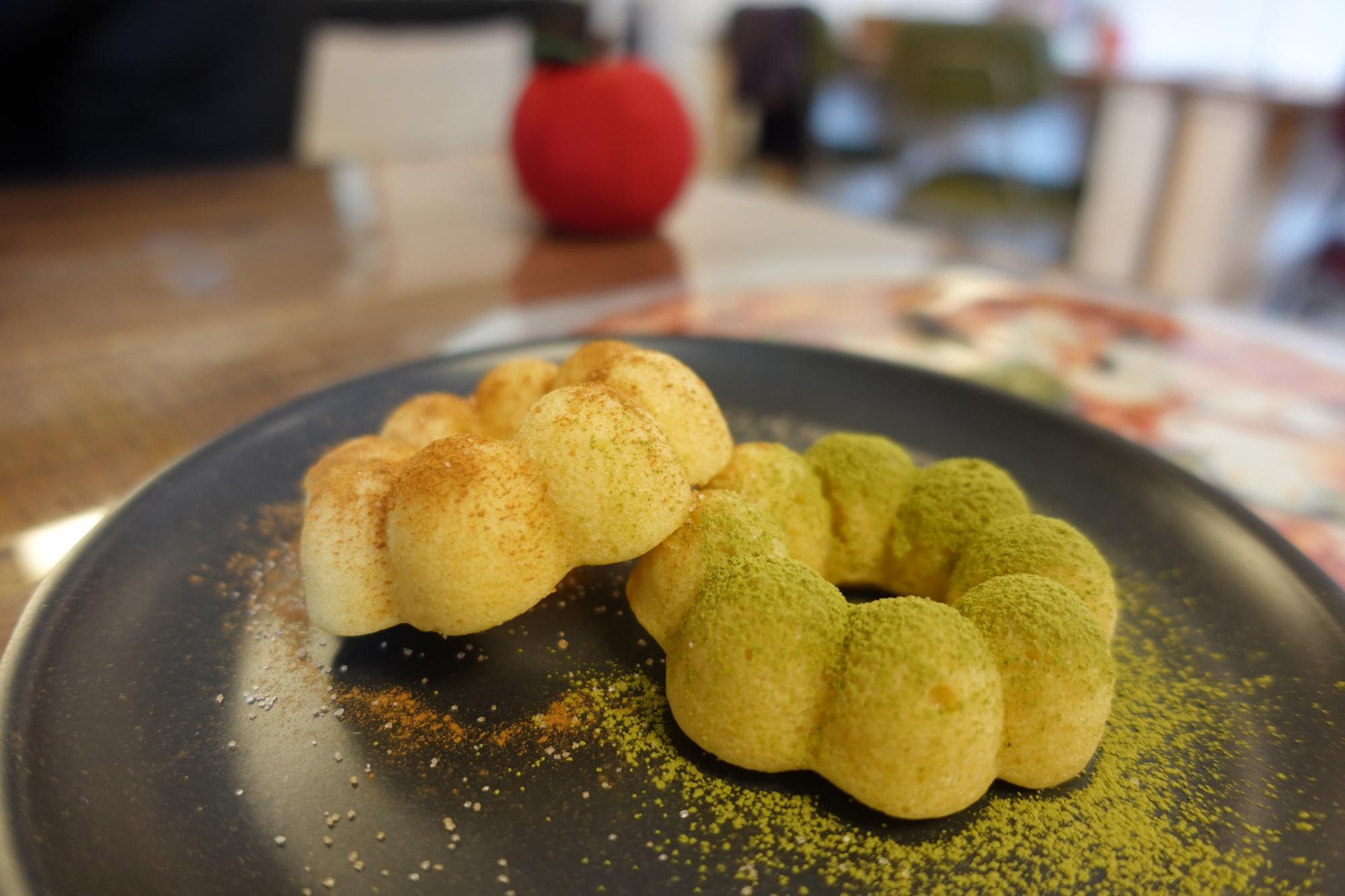 あぽり ドーナツ シナモンと抹茶