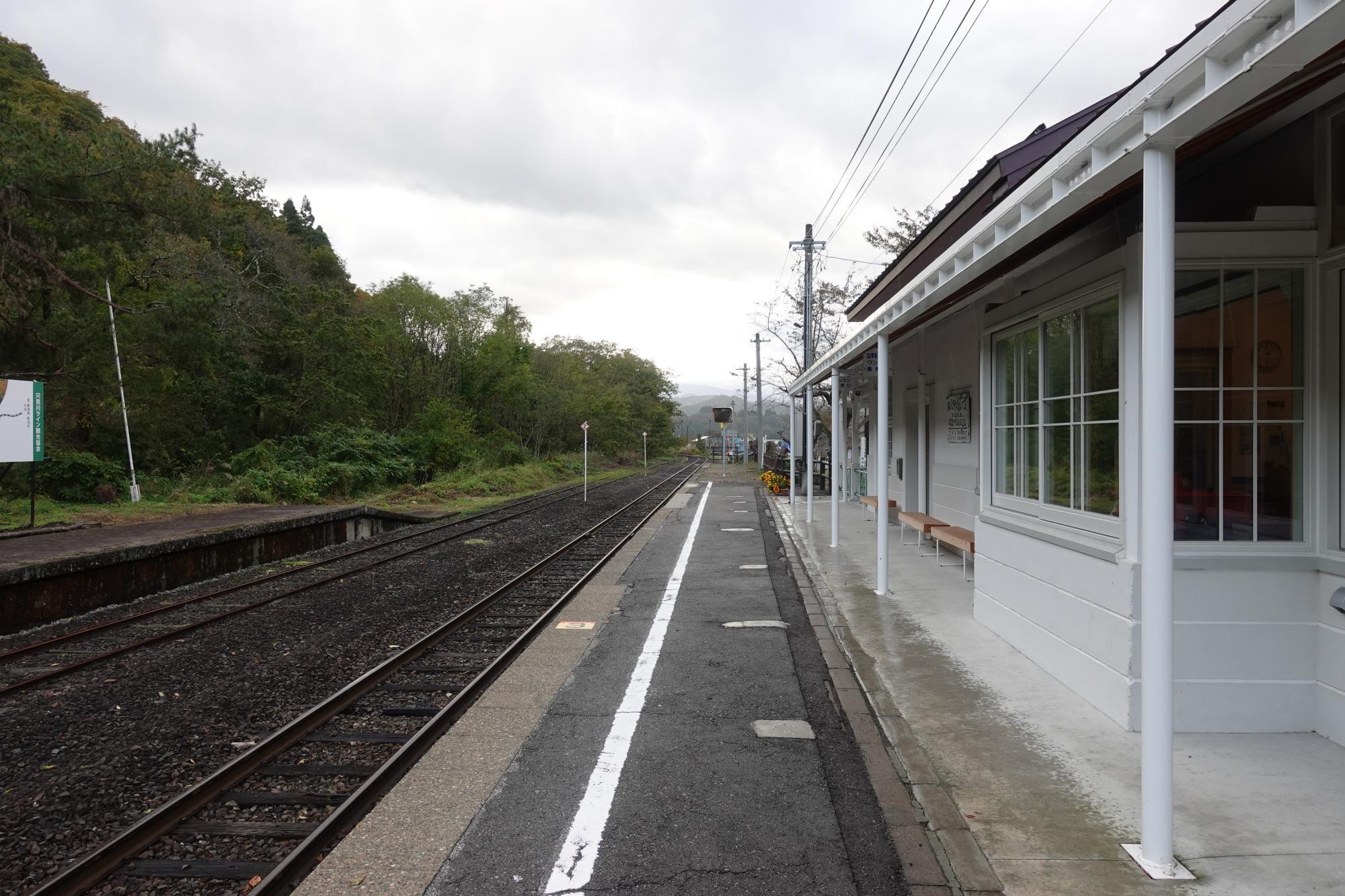 会津柳津駅 只見方面