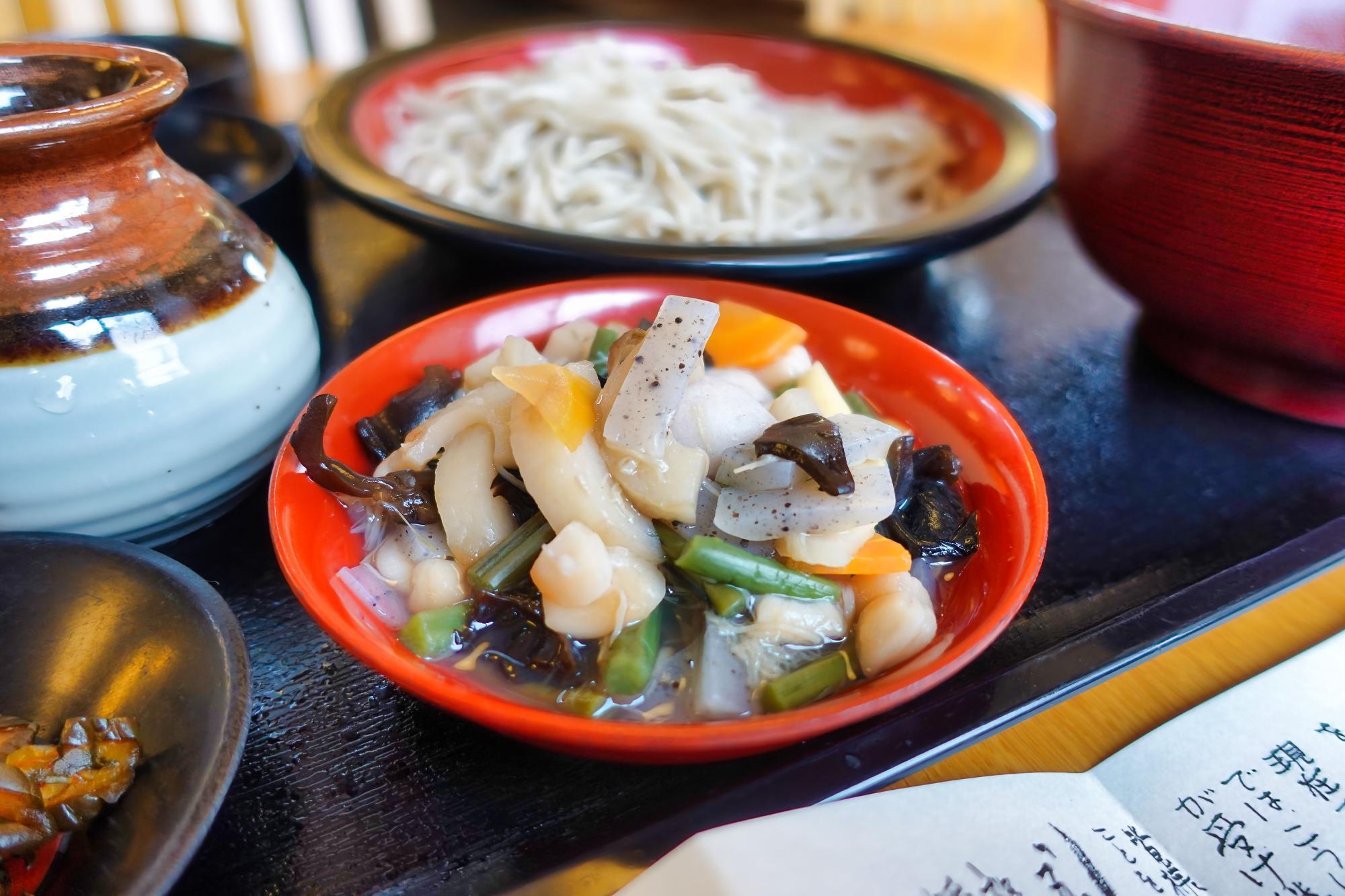 蕎麦の里 いわはし館 祝言そば セット こづゆ