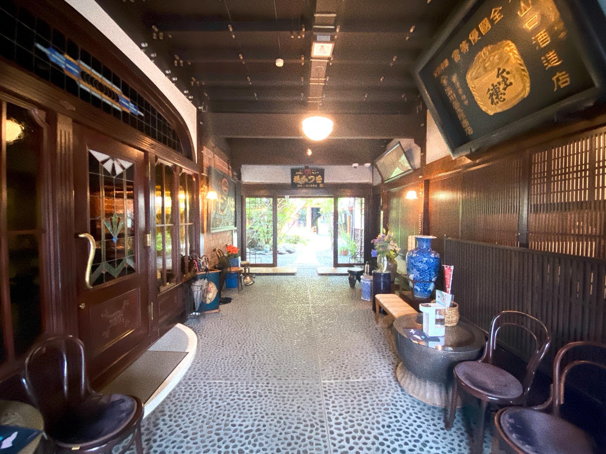 大正浪漫 渋川問屋 玄関ホール