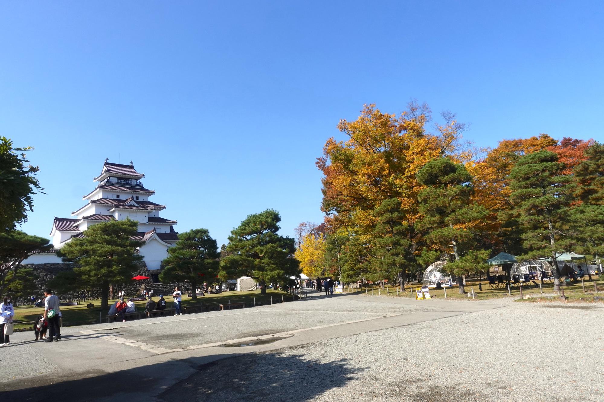 鶴ヶ城(若松城) 対面所跡 奥御殿跡