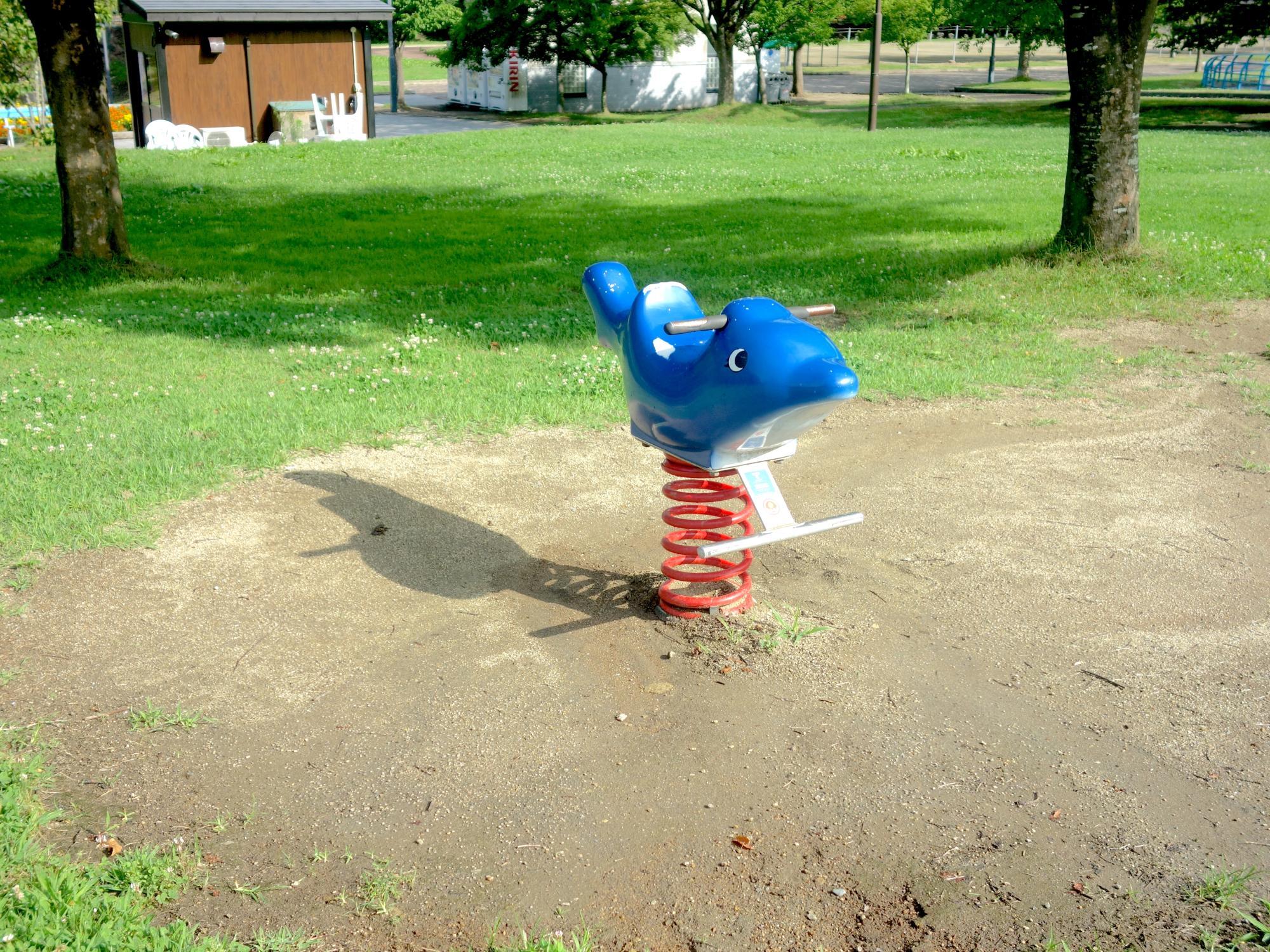 会津総合運動公園 わんぱく広場 スプリング遊具