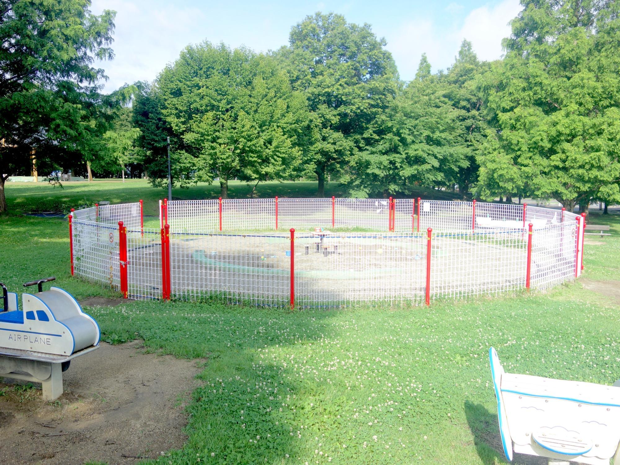 会津総合運動公園 わんぱく広場 砂場