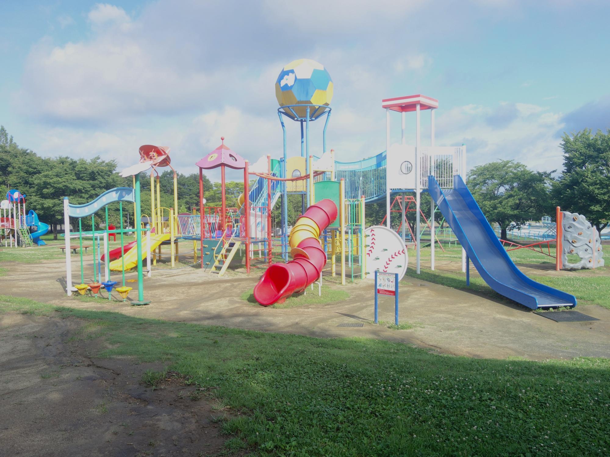 会津総合運動公園 わんぱく広場 大きな滑り台
