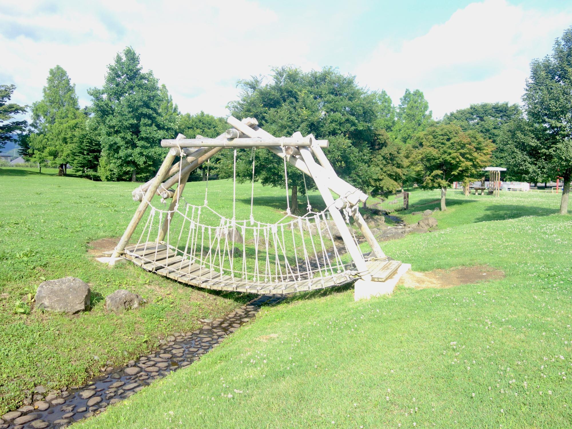 会津総合運動公園 わんぱく広場 吊り橋