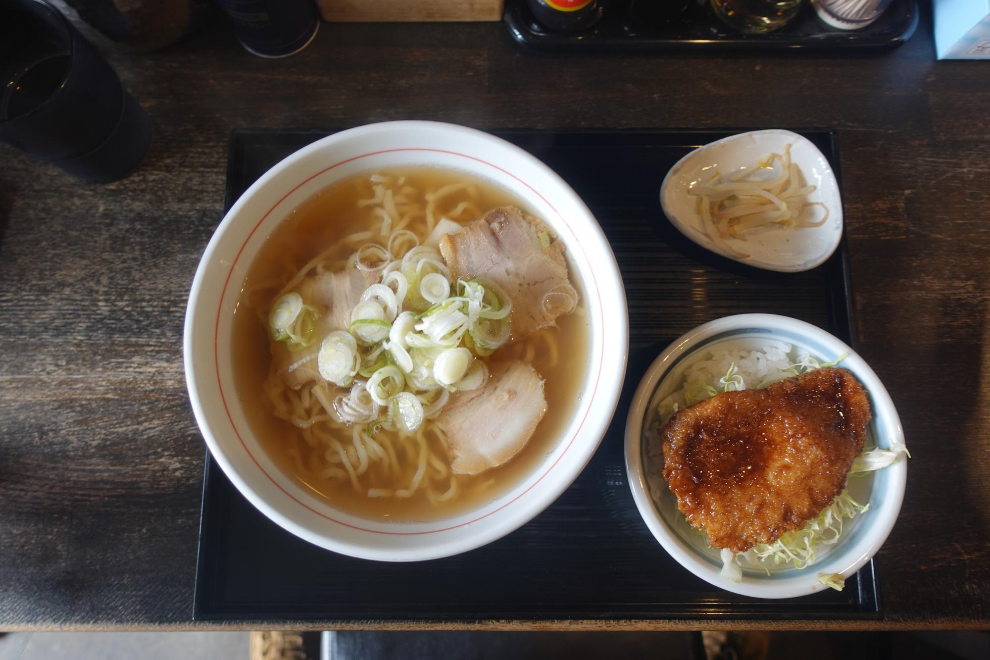 麺＆ダイニング 坂新 ラーメン＆ミニソースカツ丼