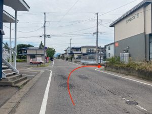 麺処 悦(えつ)  行き方(ルート)