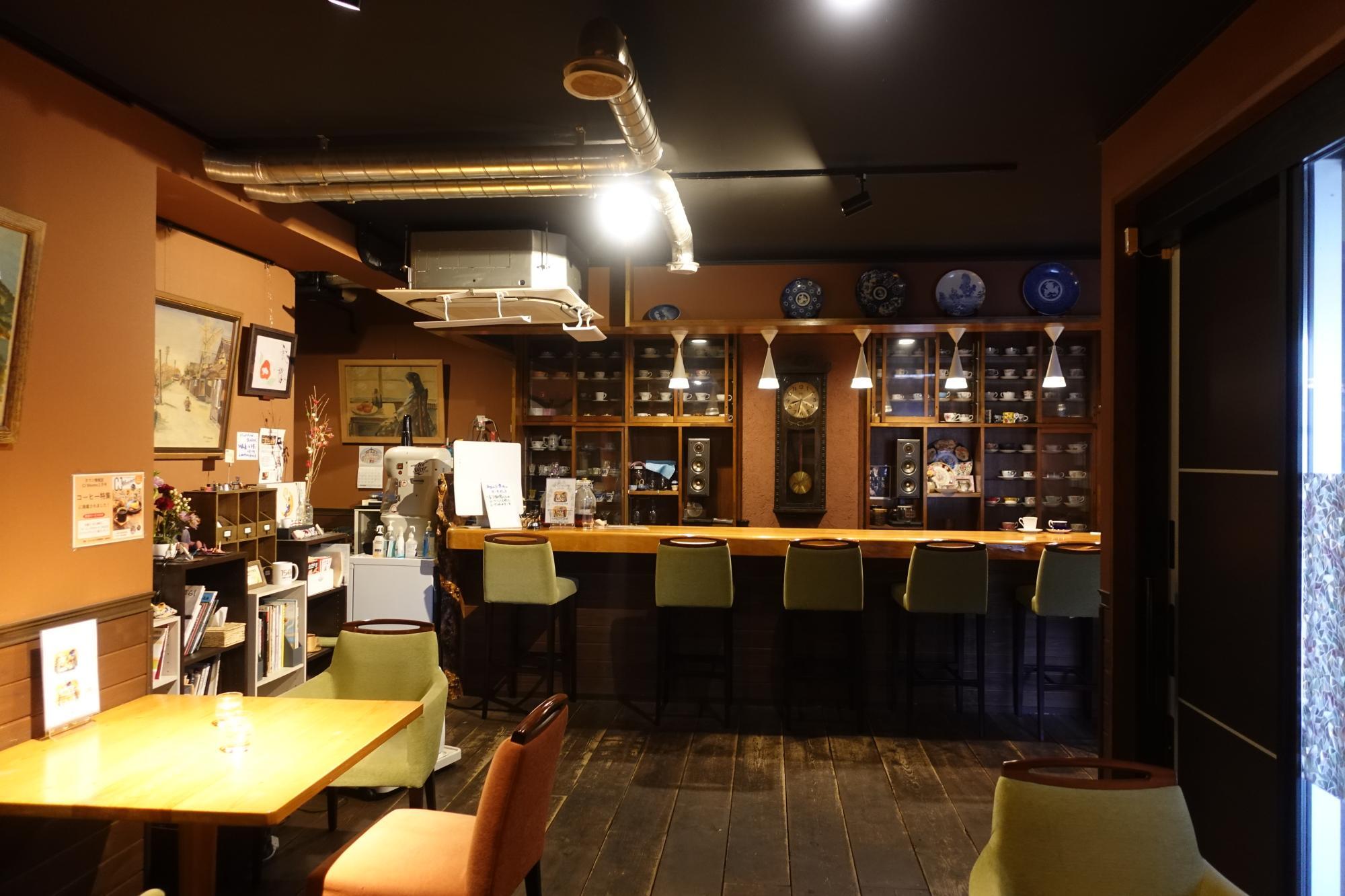 會津珈琲倶楽部 店内