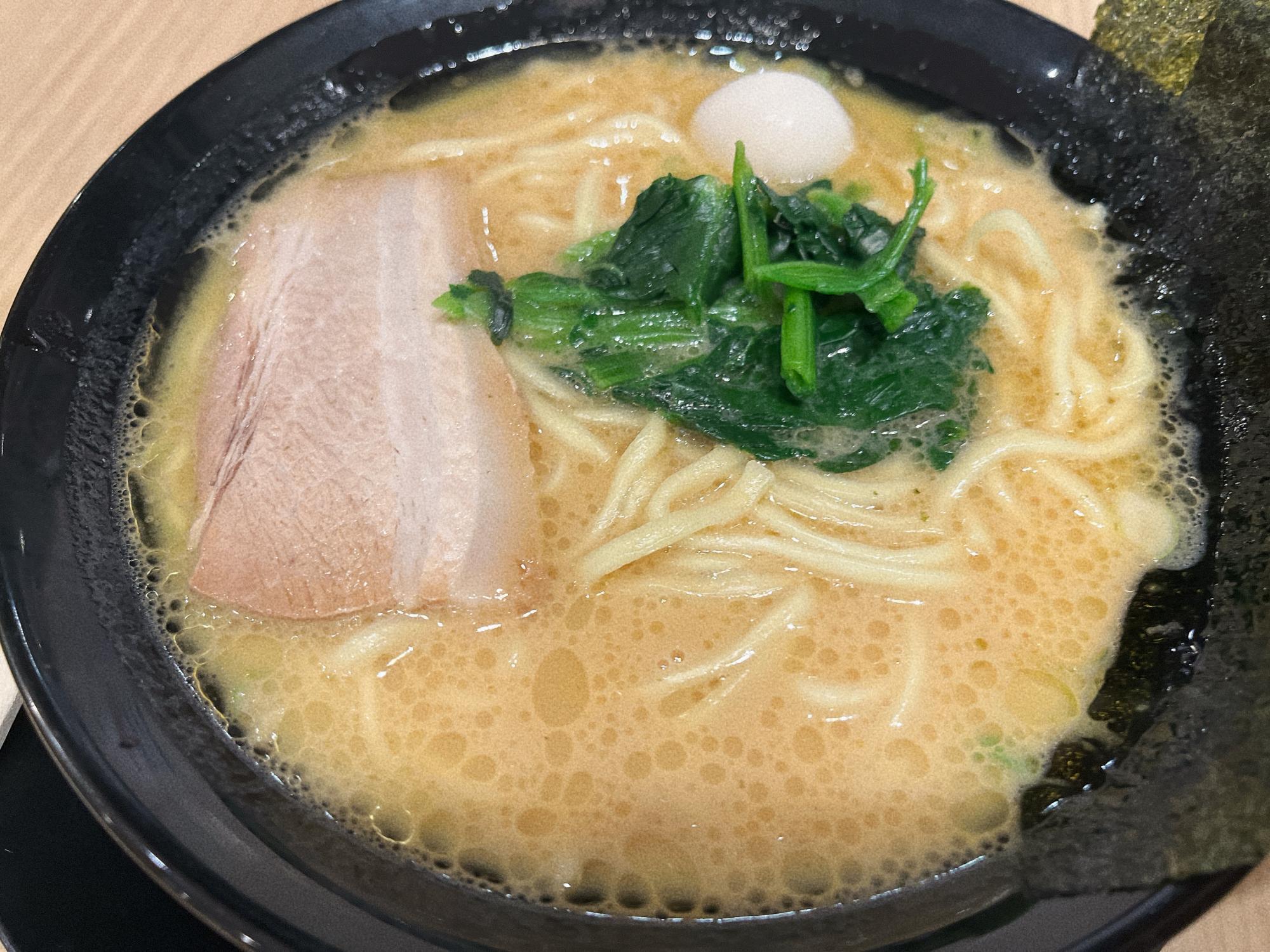 横浜家系ラーメン 創心家 唐揚げセット ラーメン
