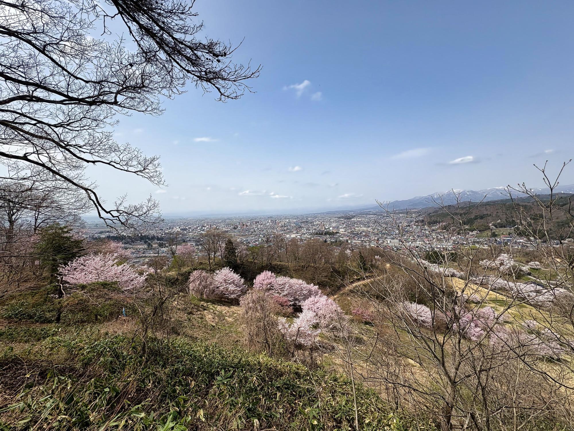 小田山頂上 飯豊連峰