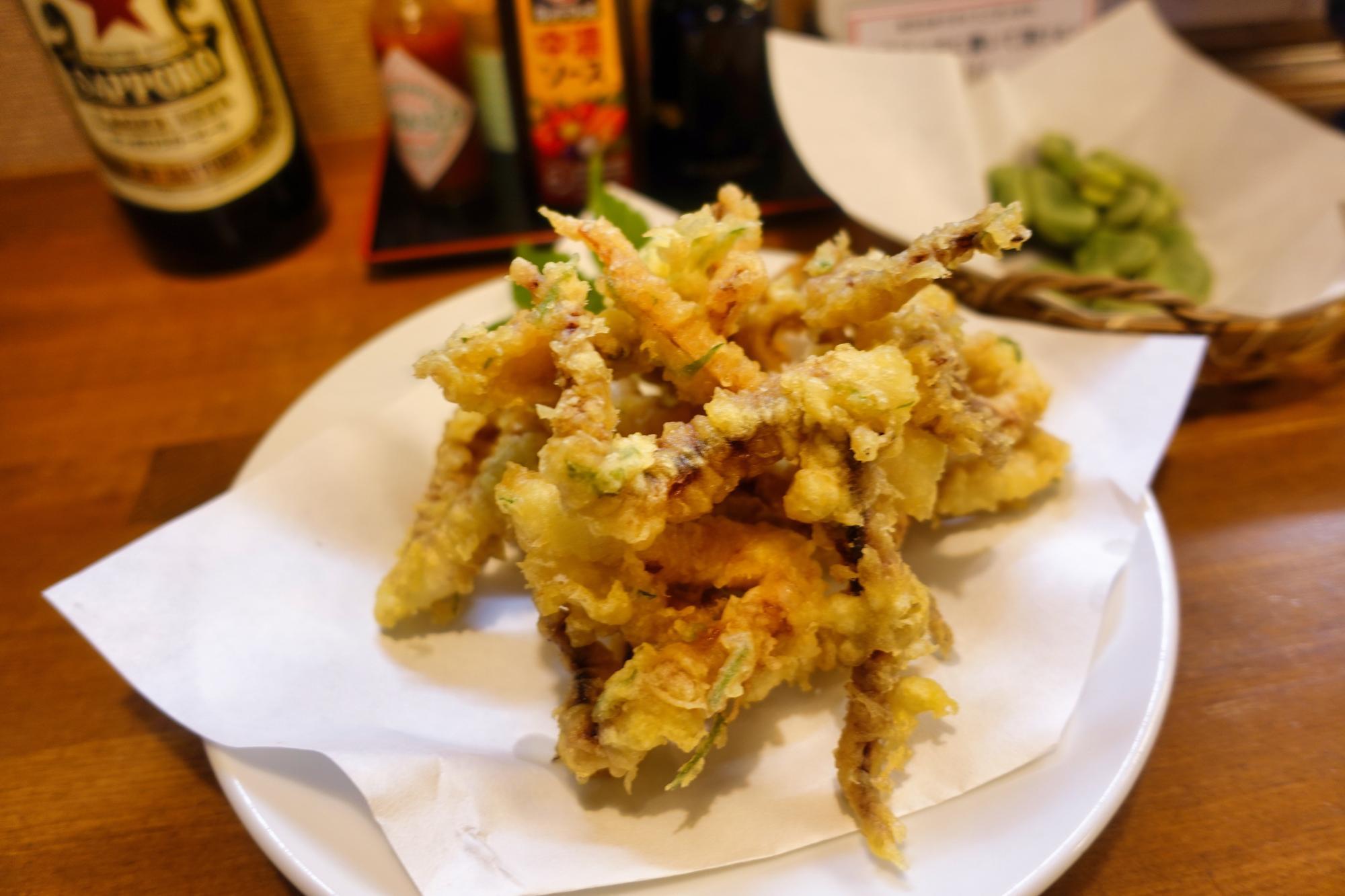 居酒屋 竹の娘(たけのこ)  ゲソ天