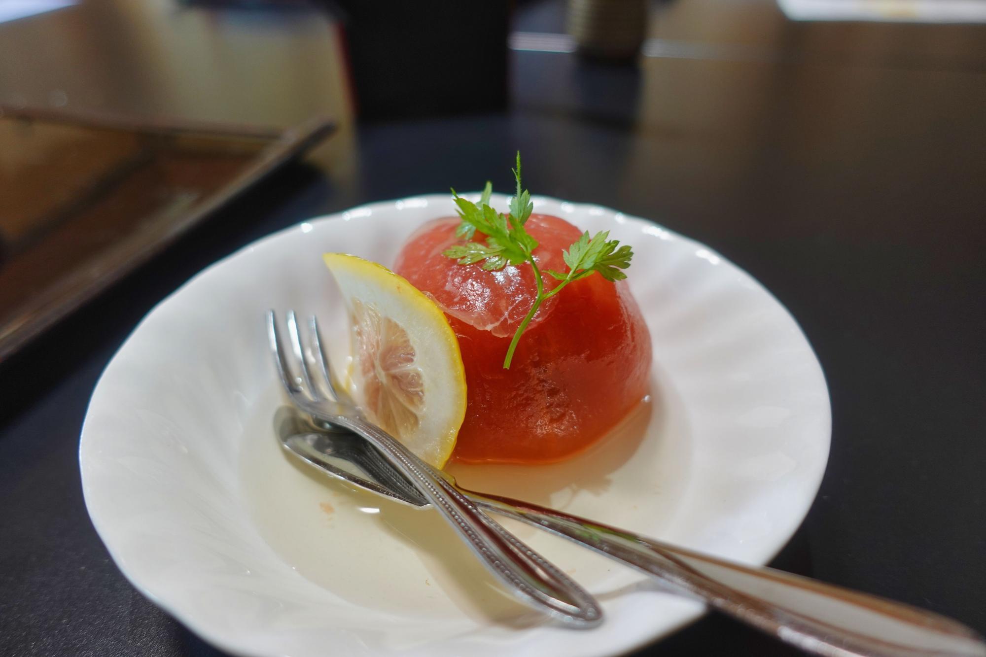 志ぐれ亭 完熟トマトのレモン煮