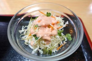 すし万大将  サラダ