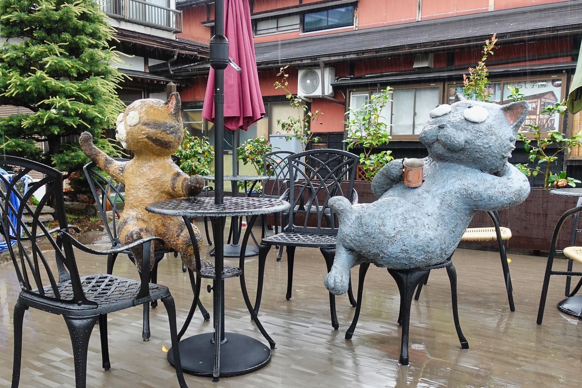 カフェ テラス わさび