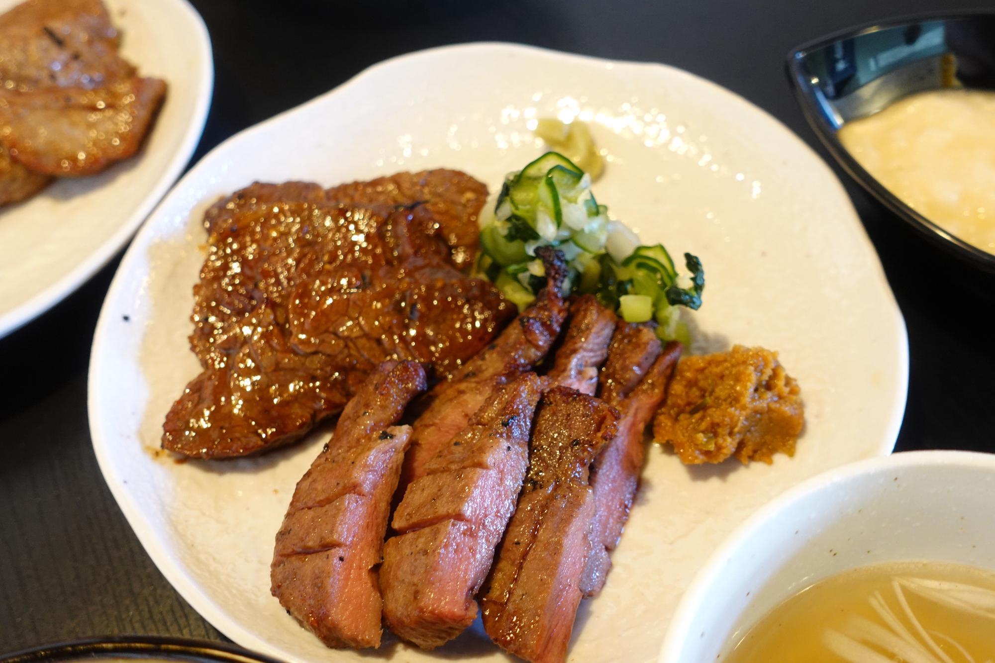 熟成厚切り牛たん 小松島 「小松島定食(牛タン・牛ハラミ)」