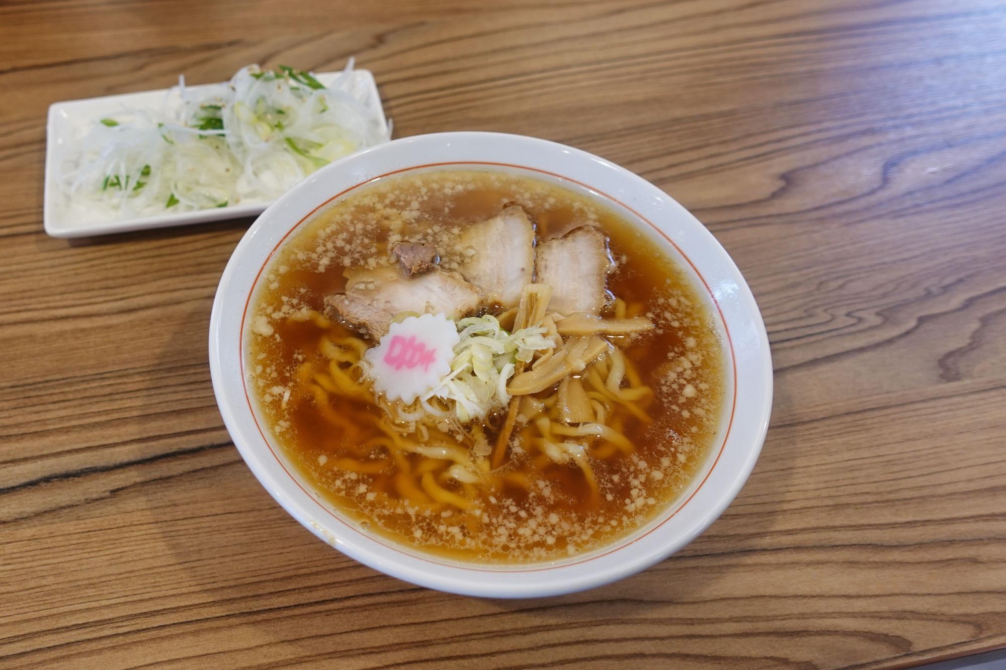 Lα Lα Gottsuo/ララゴッツォ 喜多方ラーメン + トッピング 香味ネギ