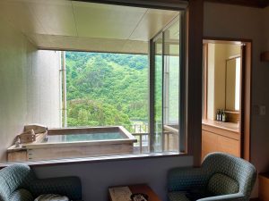 丸峰観光ホテル 客室露天風呂