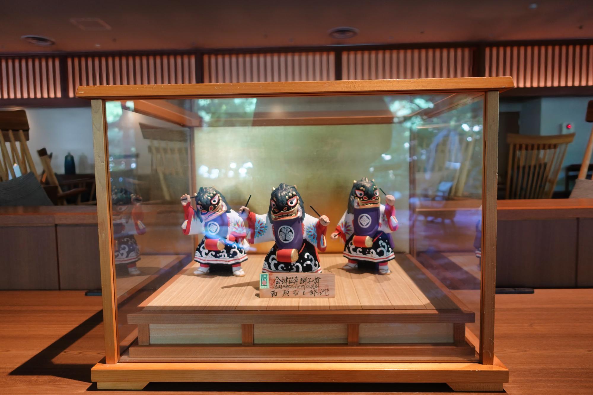 芦ノ牧温泉 丸峰観光ホテル ラウンジ 会津彼岸獅子