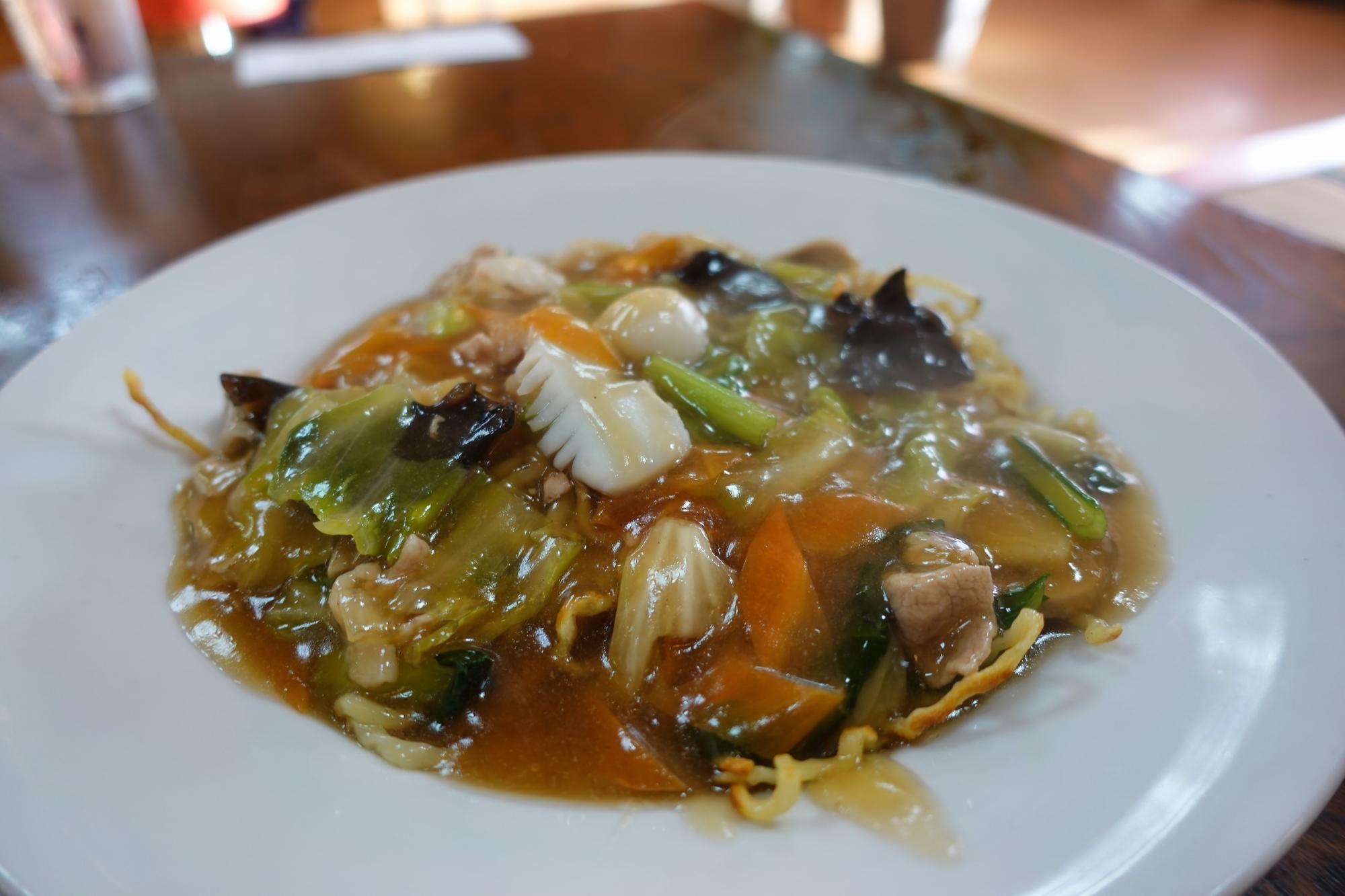 南京飯店 花春店 五目焼きそば