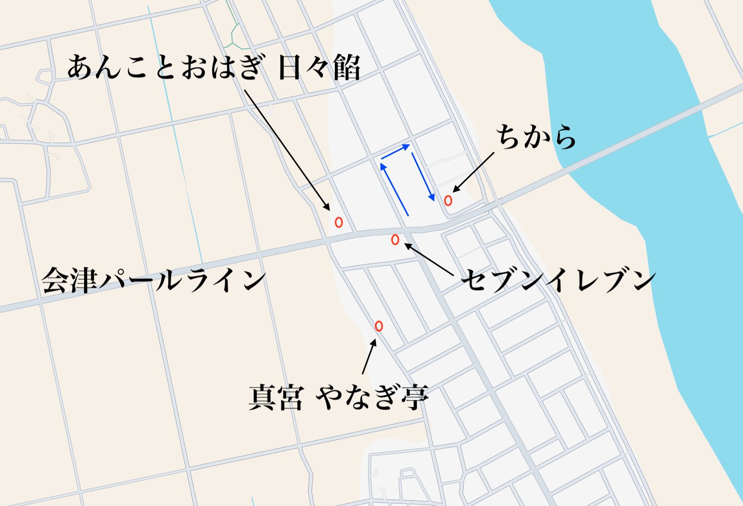 ちから 周辺地図