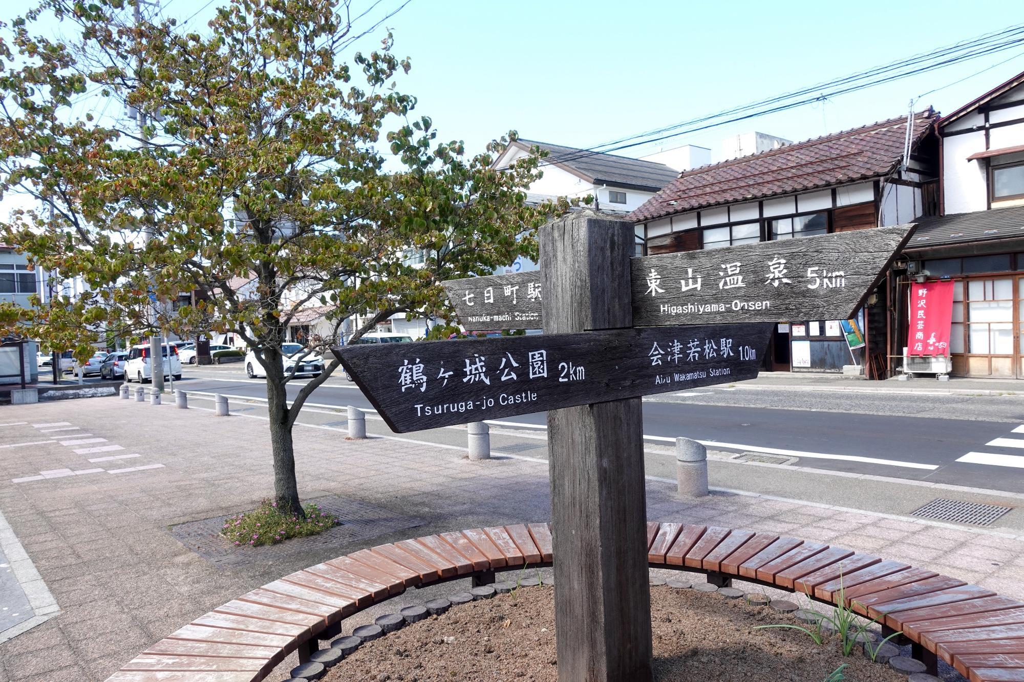 七日町通り 道標