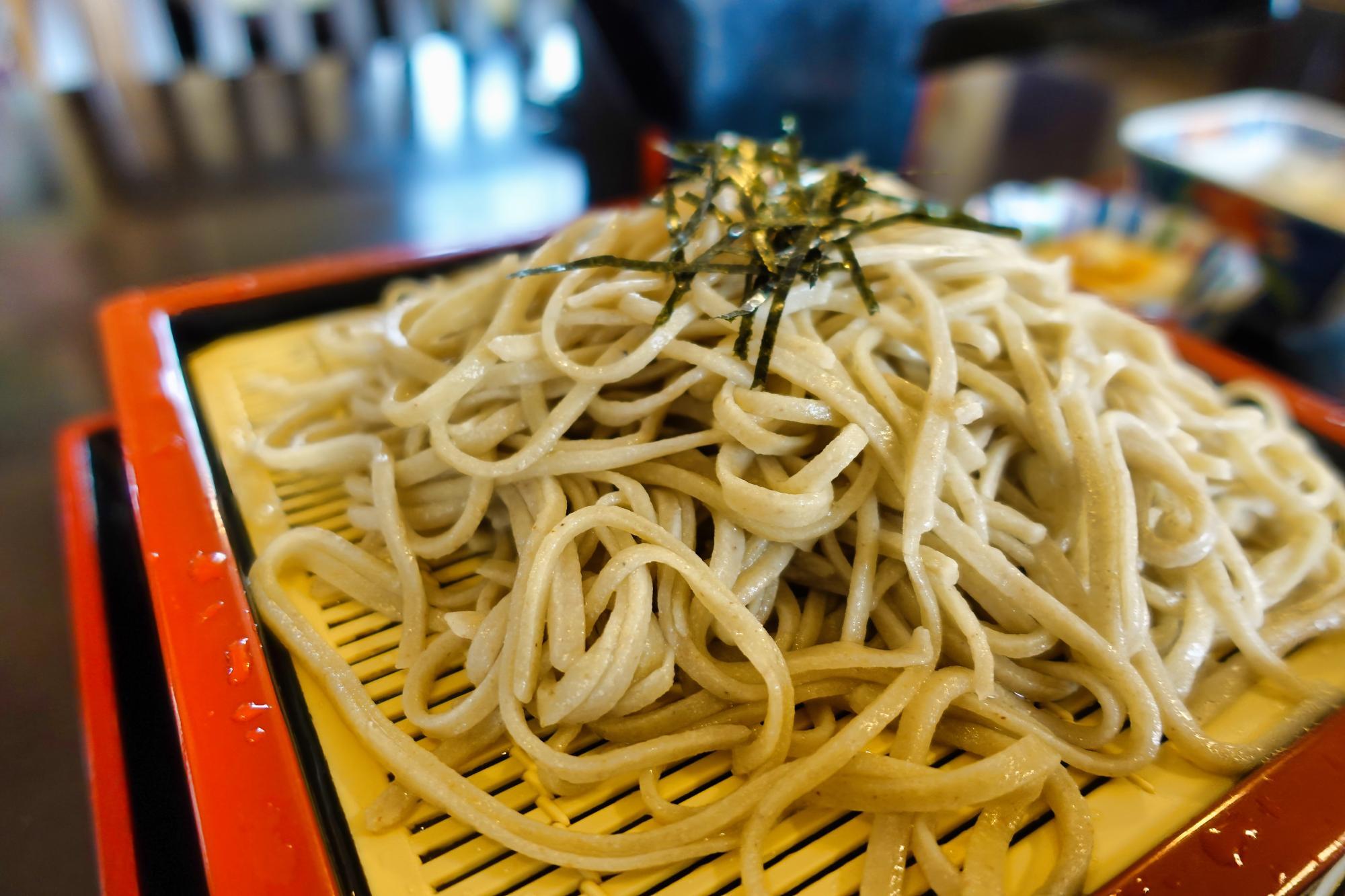 手打ちそば いち藤(いちふじ) 天重セット(ざるそば)