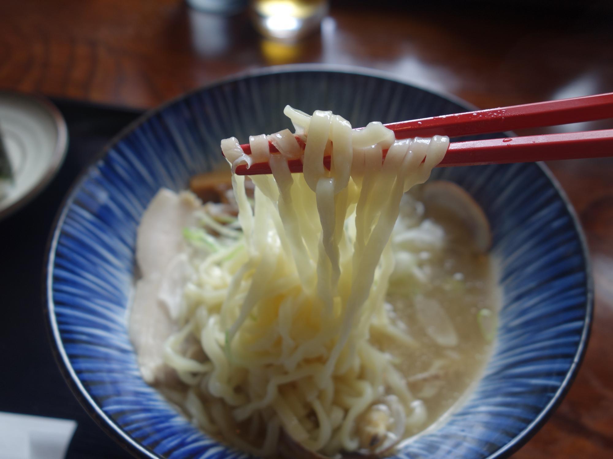 麺処 山 「出汁と貝と麺」麺