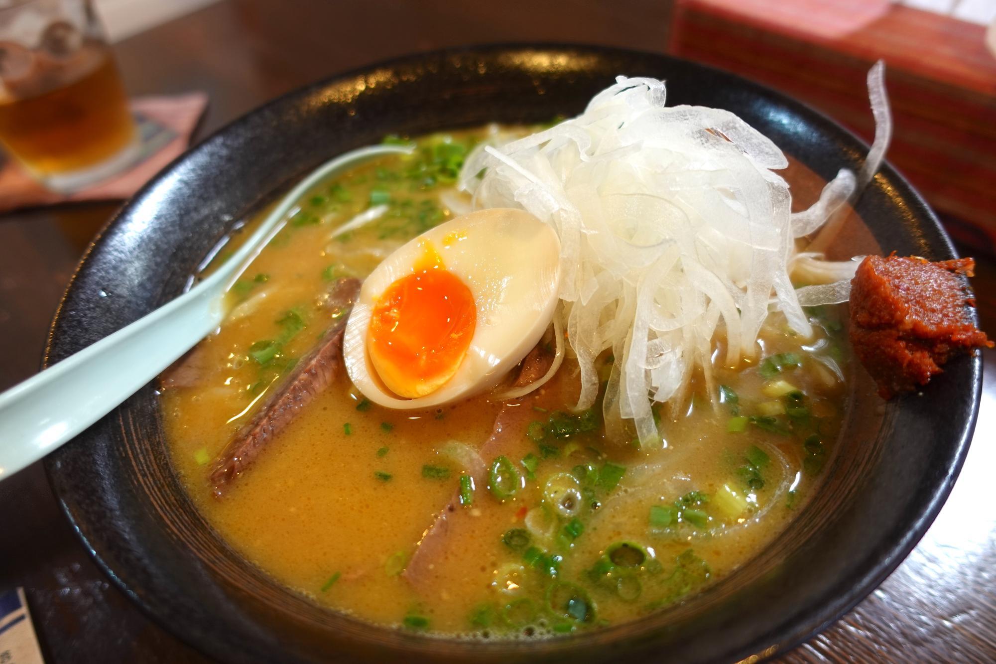 七日町通り 馬力本願 会津馬味噌馬力ラーメン