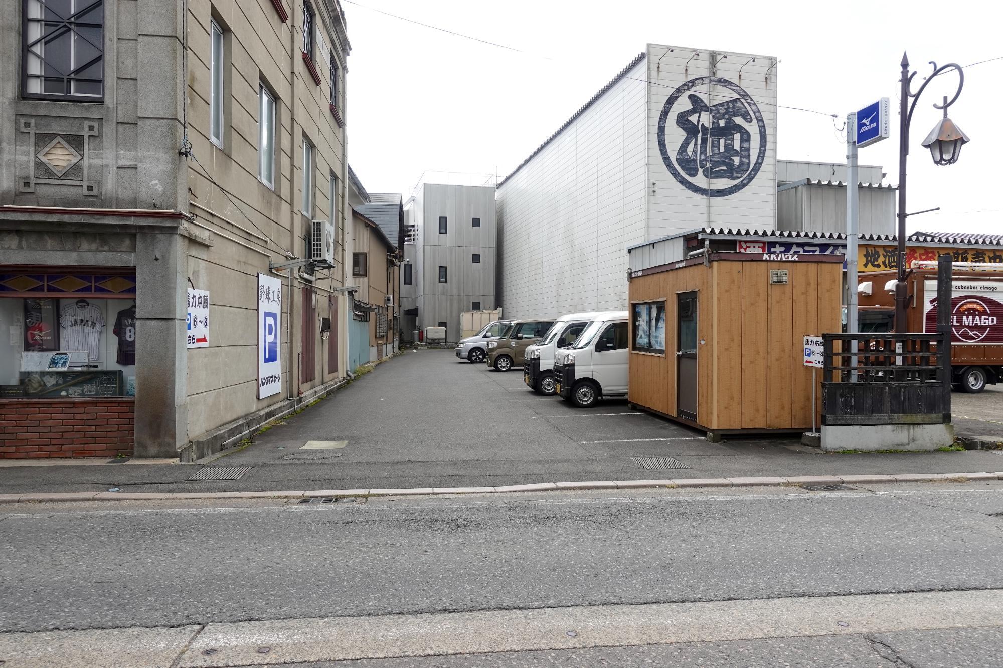 七日町通り 馬力本願 駐車場