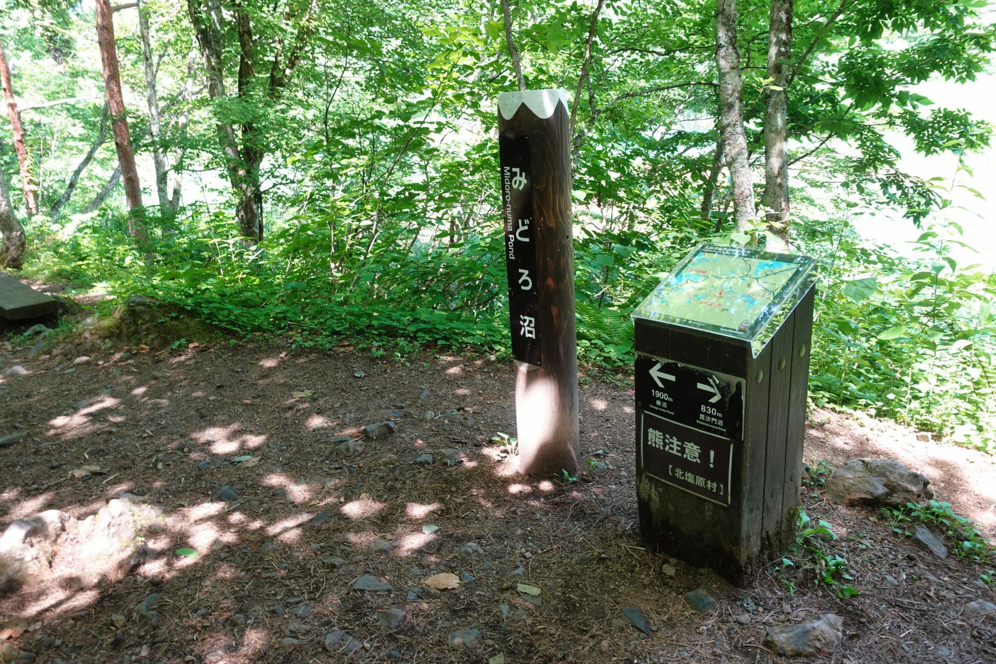 五色沼自然探勝路 みどろ沼